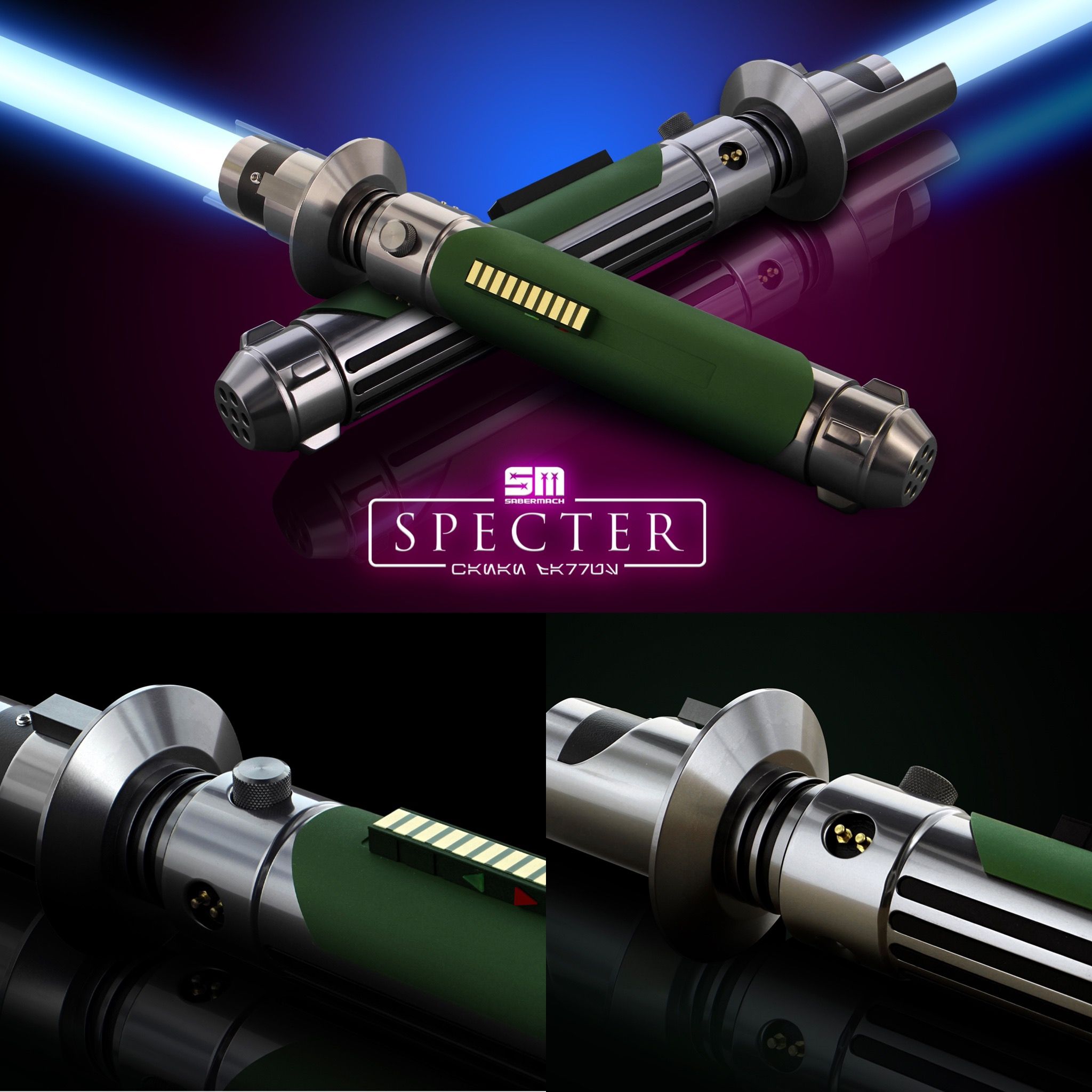 SaberMach Specter (Kanan Jarrus) Saber. Lightsaber, Star wars art, Star wars fandom