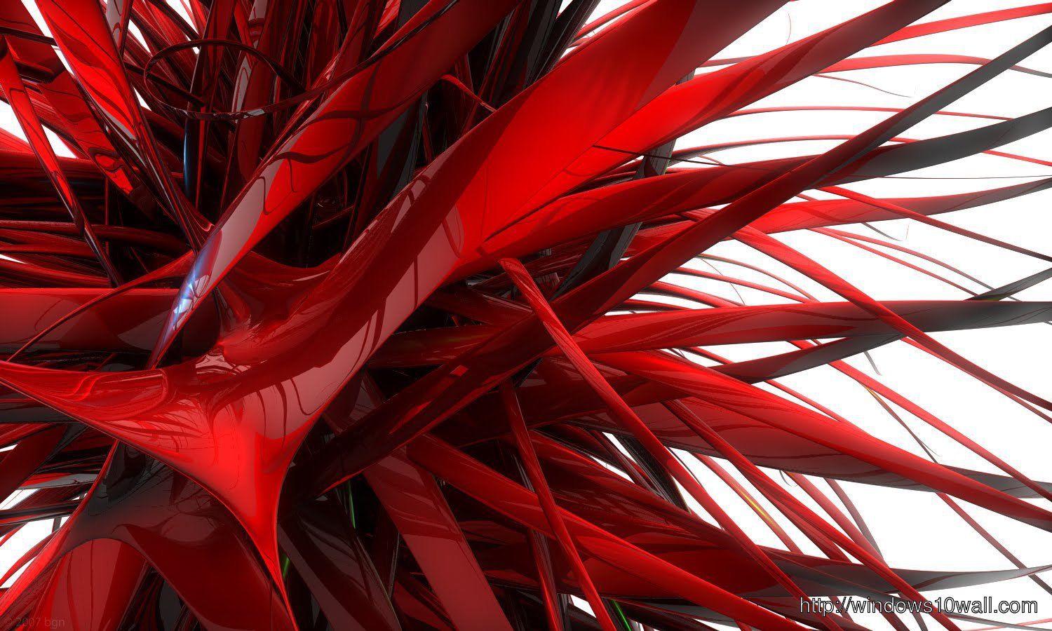 Red 3D Abstract 10 Wallpaper