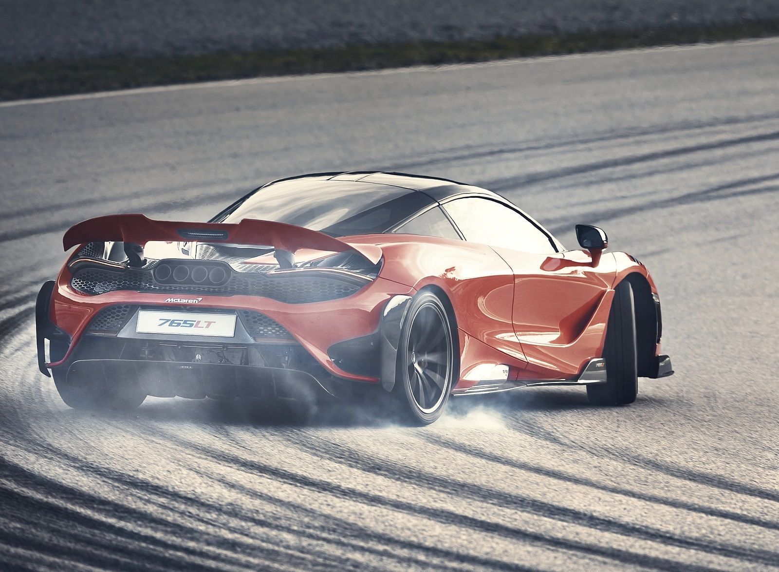 McLaren 765LT Rear Three Quarter Wallpaper