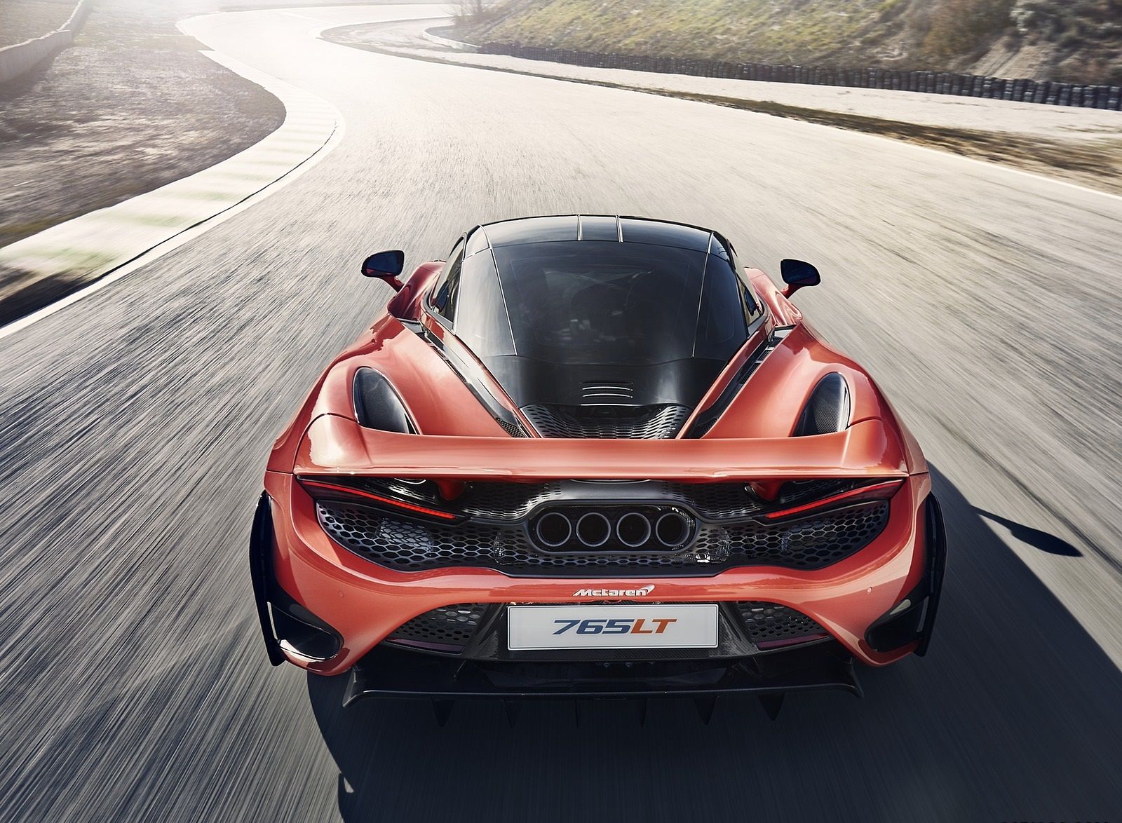 McLaren 765LT Rear Wallpaper