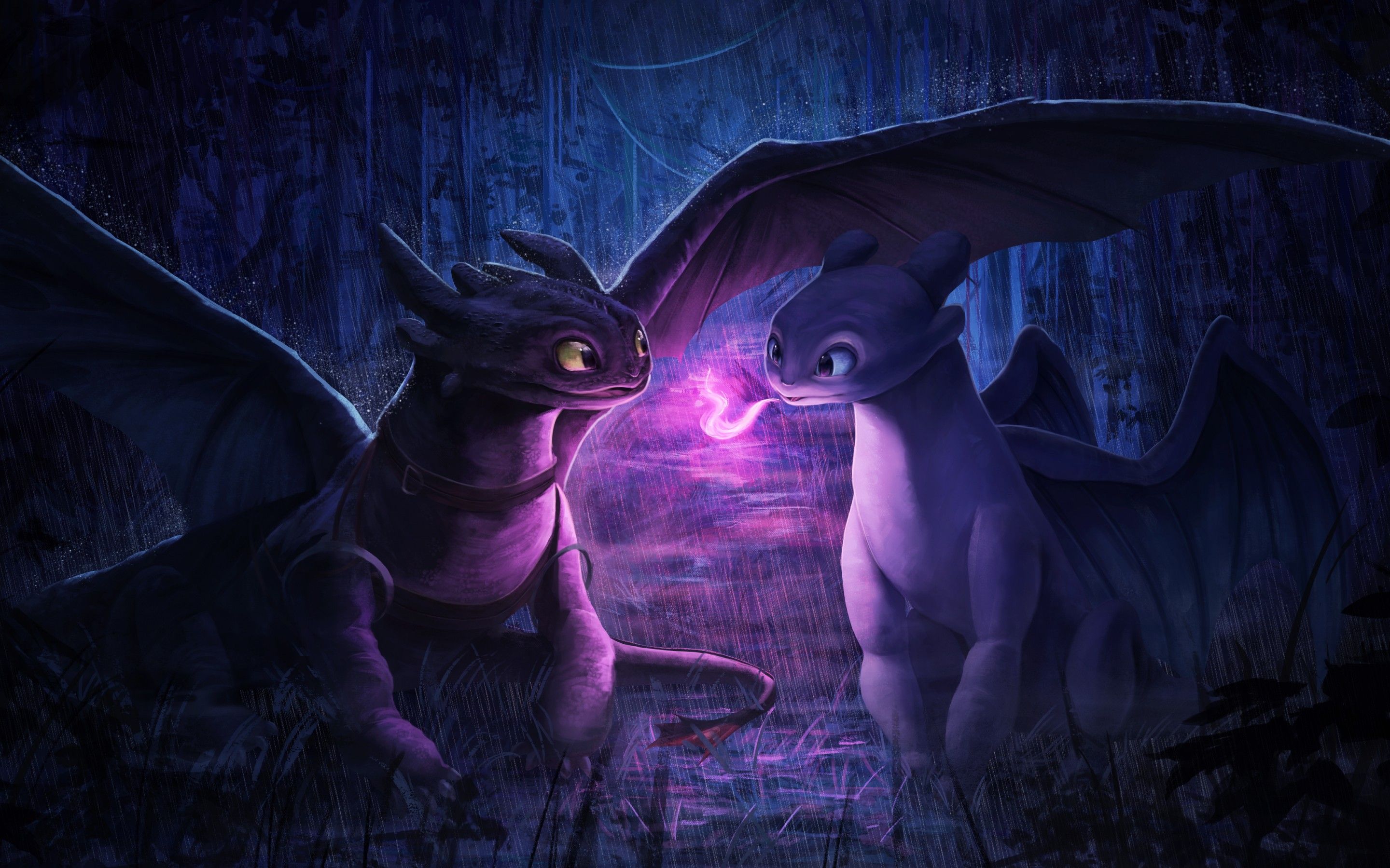 How To Train Your Dragon Light Fury Wallpapers Wallpaper Cave