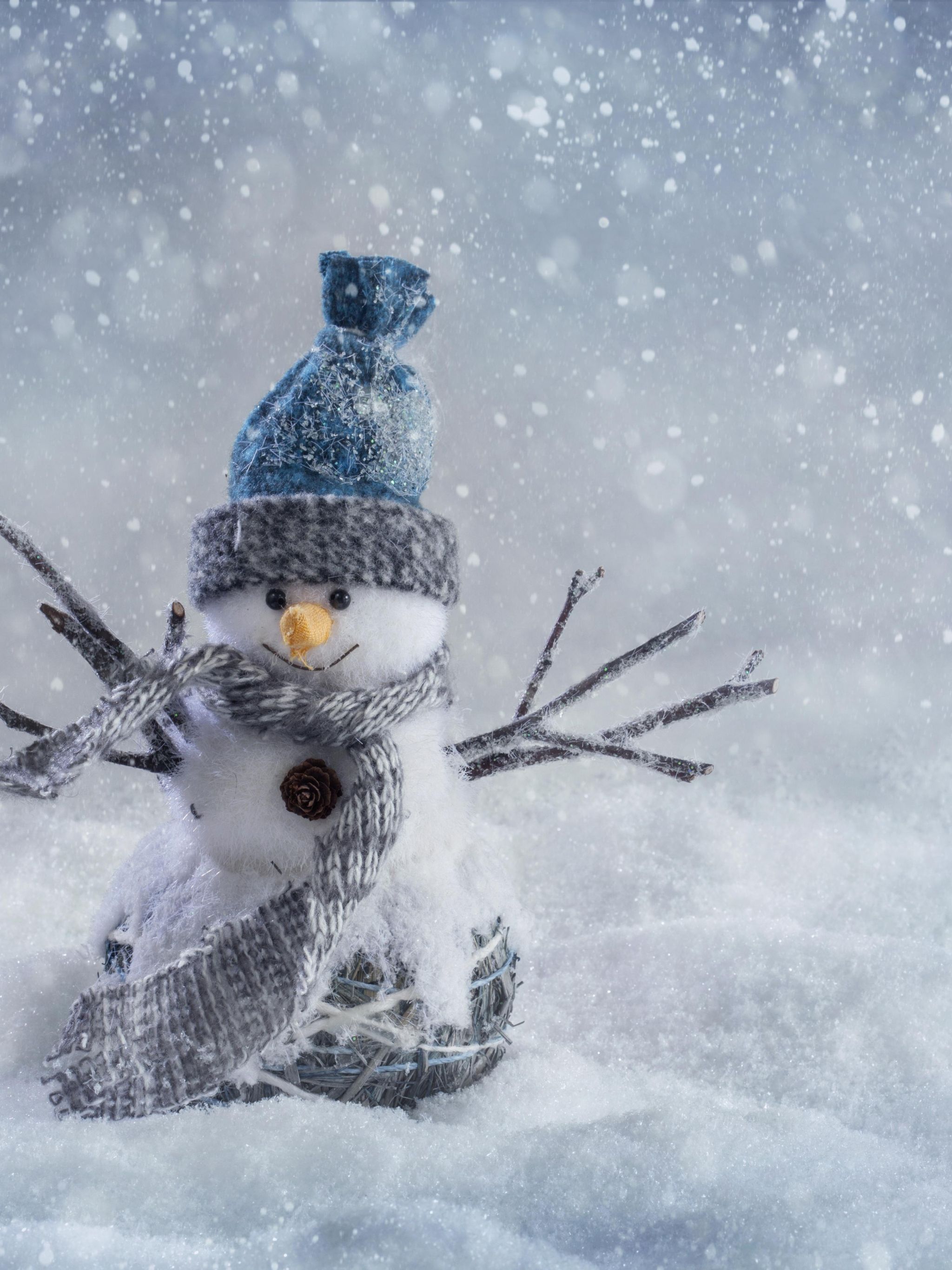 HD wallpaper snowman figure cute winter wintry decoration christmas   Wallpaper Flare