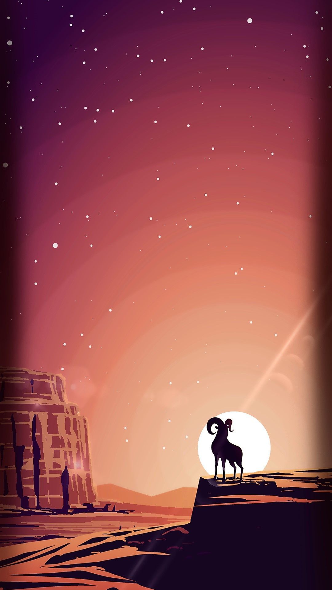 Sunset Vector to see more cute cartoon wallpaper! - Cartoon wallpaper, Wallpaper, Phone wallpaper
