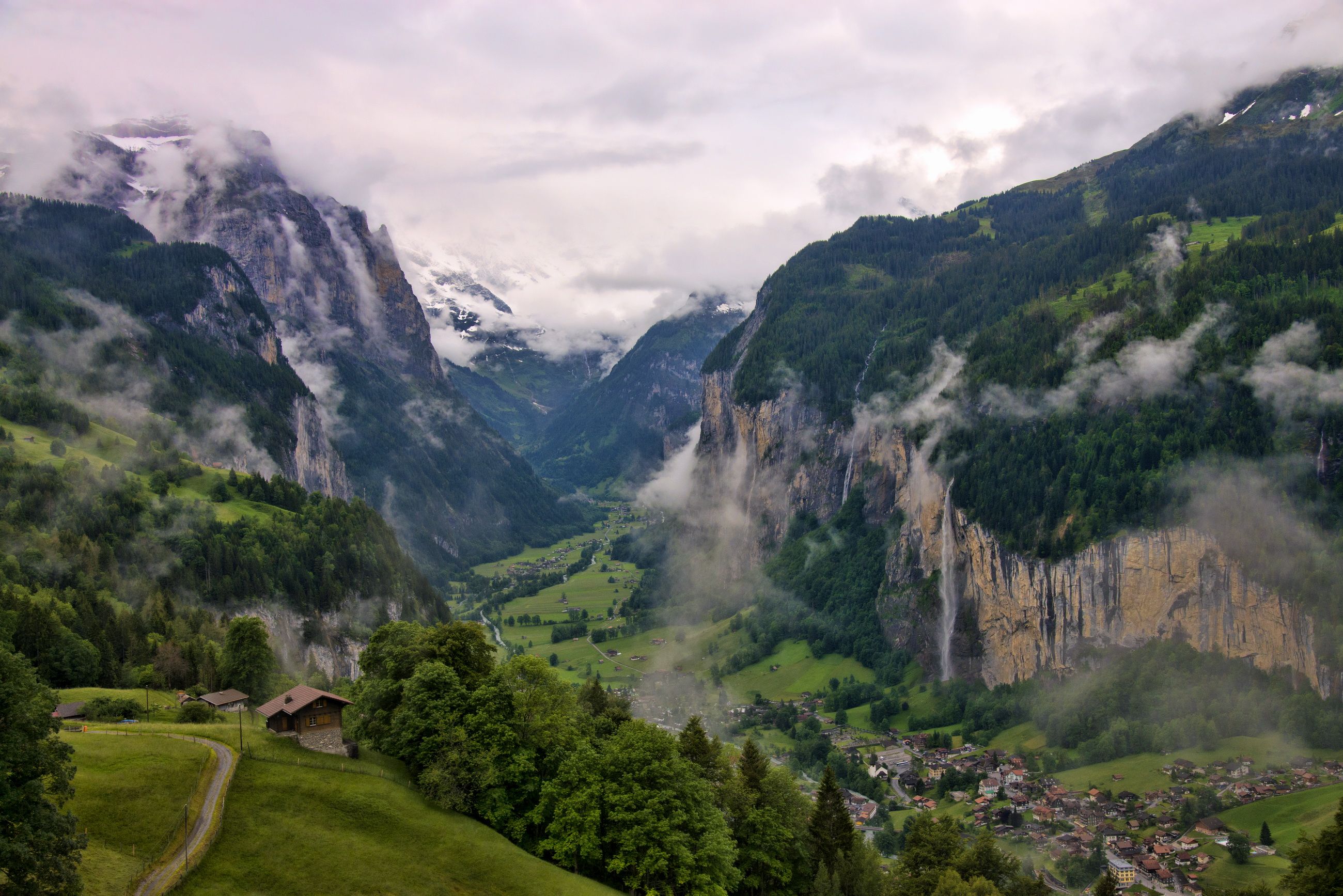 Lauterbrunnen Wallpaper. Lauterbrunnen Valley Wallpaper, Lauterbrunnen Switzerland Wallpaper and Lauterbrunnen Wallpaper