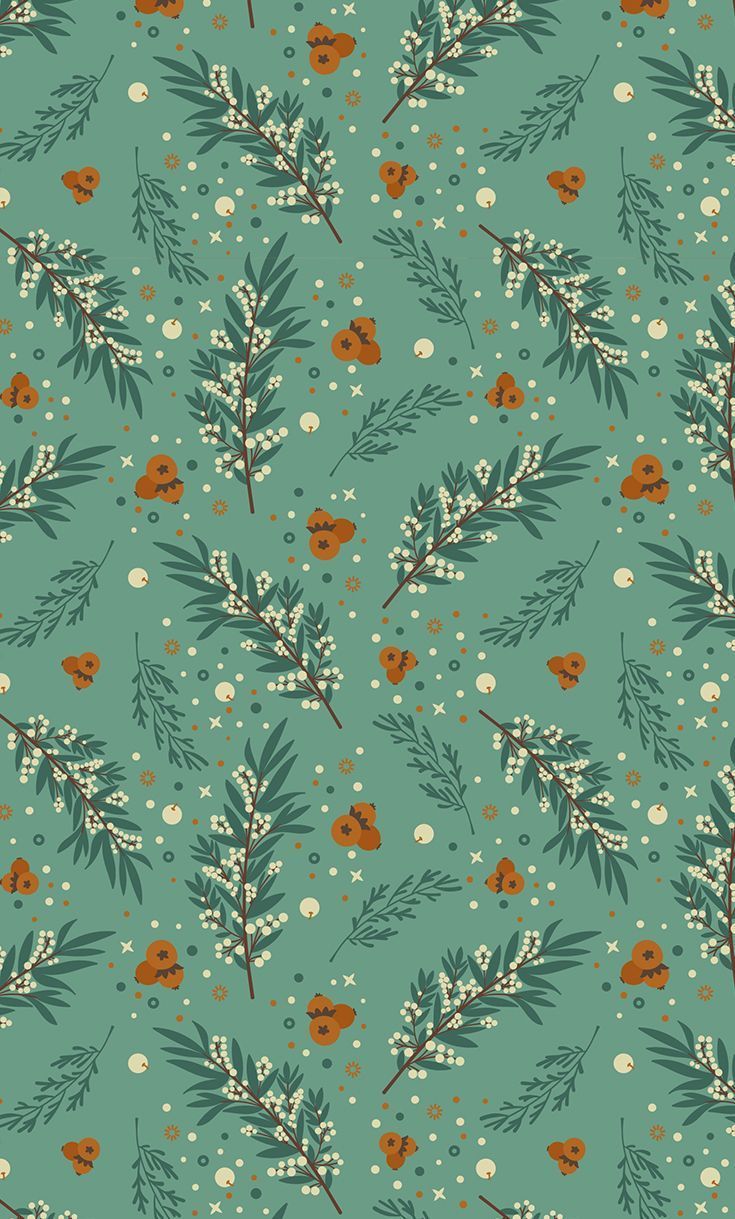 Christmas floral seamless patternl. Wrapping paper texture. Happy New Year. - #Christm. Christmas wallpaper background, Pattern wallpaper, Christmas wallpaper