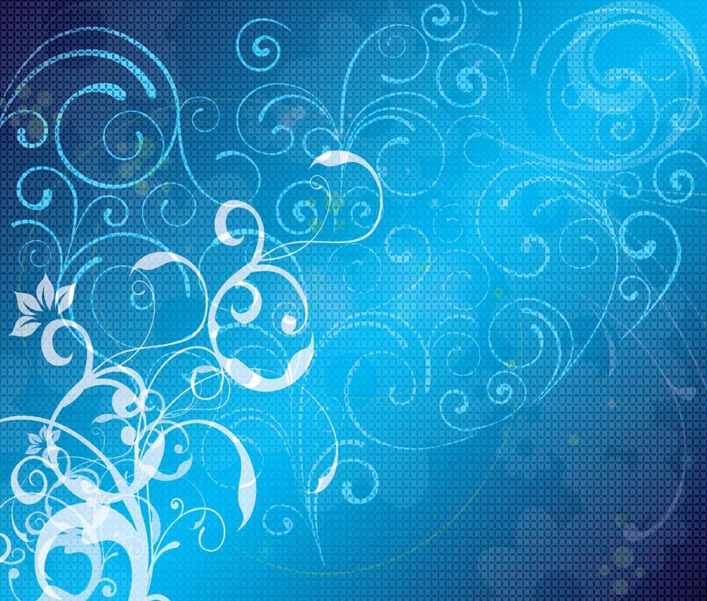 Blue Background With Stars Floral Design Abstract Wall Christmas HD Wallpaper Tumblr For Wedding Aesthetic