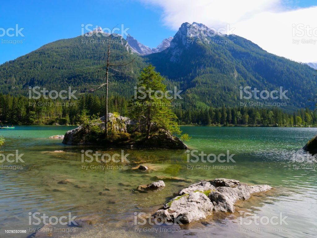 Lake Hintersee Germany On A Summer Day Image Now