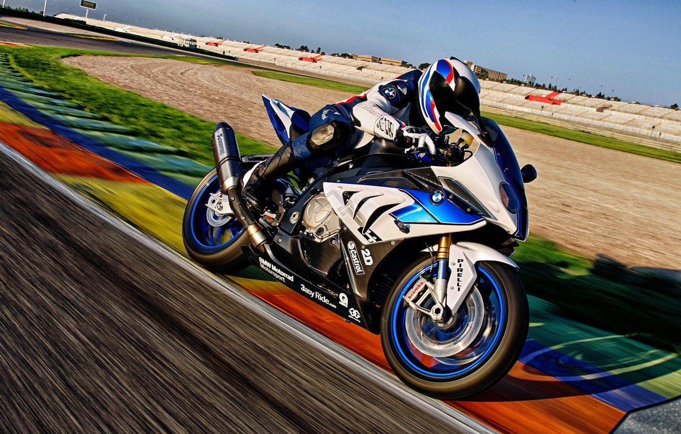 Wallpaper sport, BMW, track, BMW, motorcycle, HP4 image for desktop, section спорт