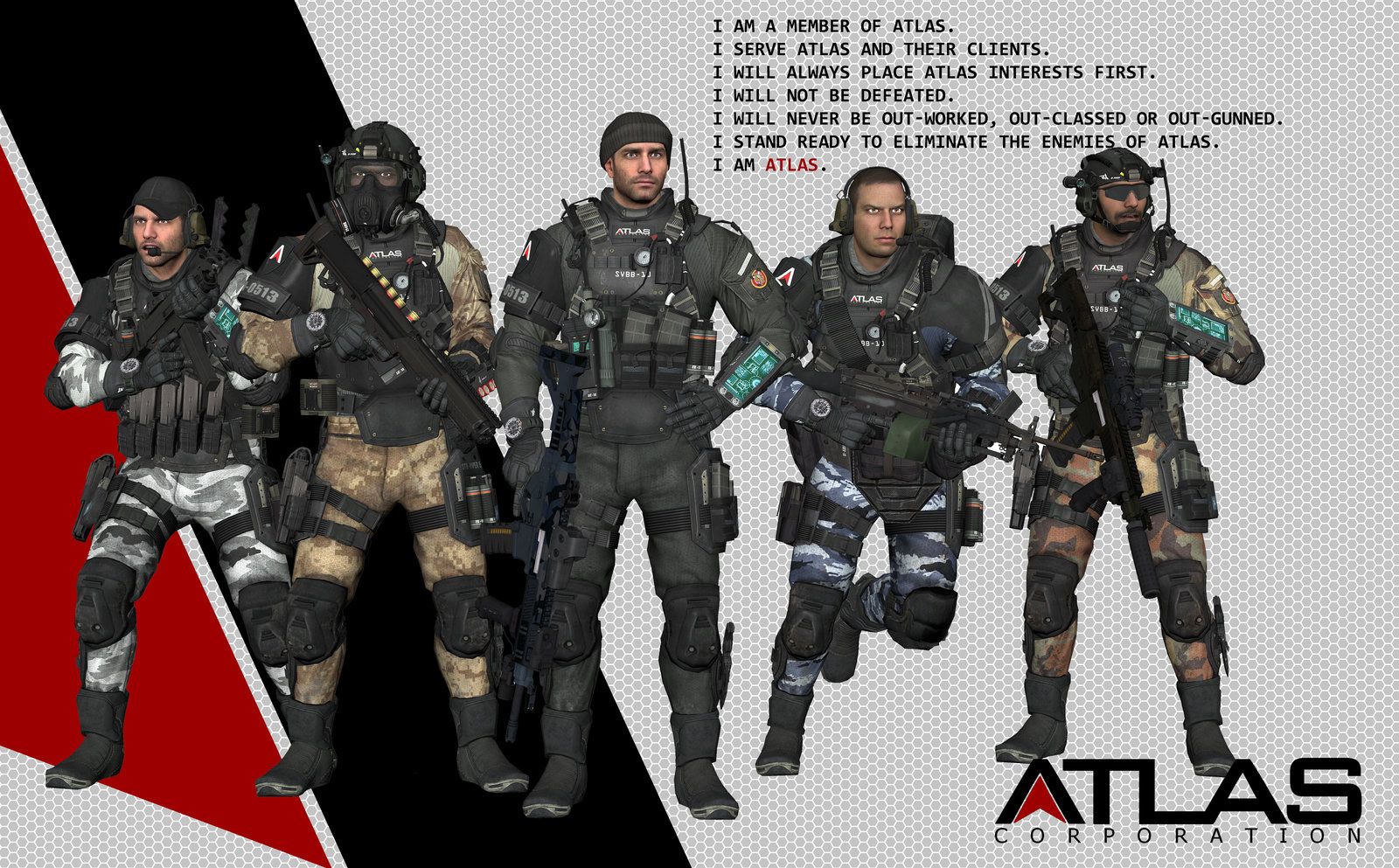 Atlas Corporation Soldiers Wallpapers - Wallpaper Cave