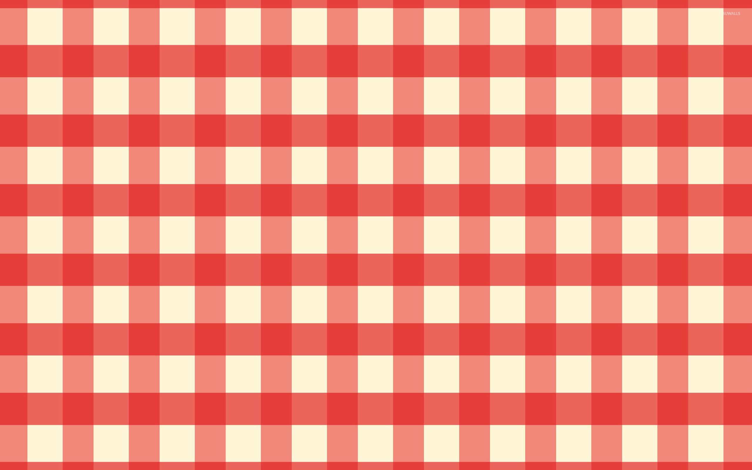 Red and white tablecloth wallpaper wallpaper