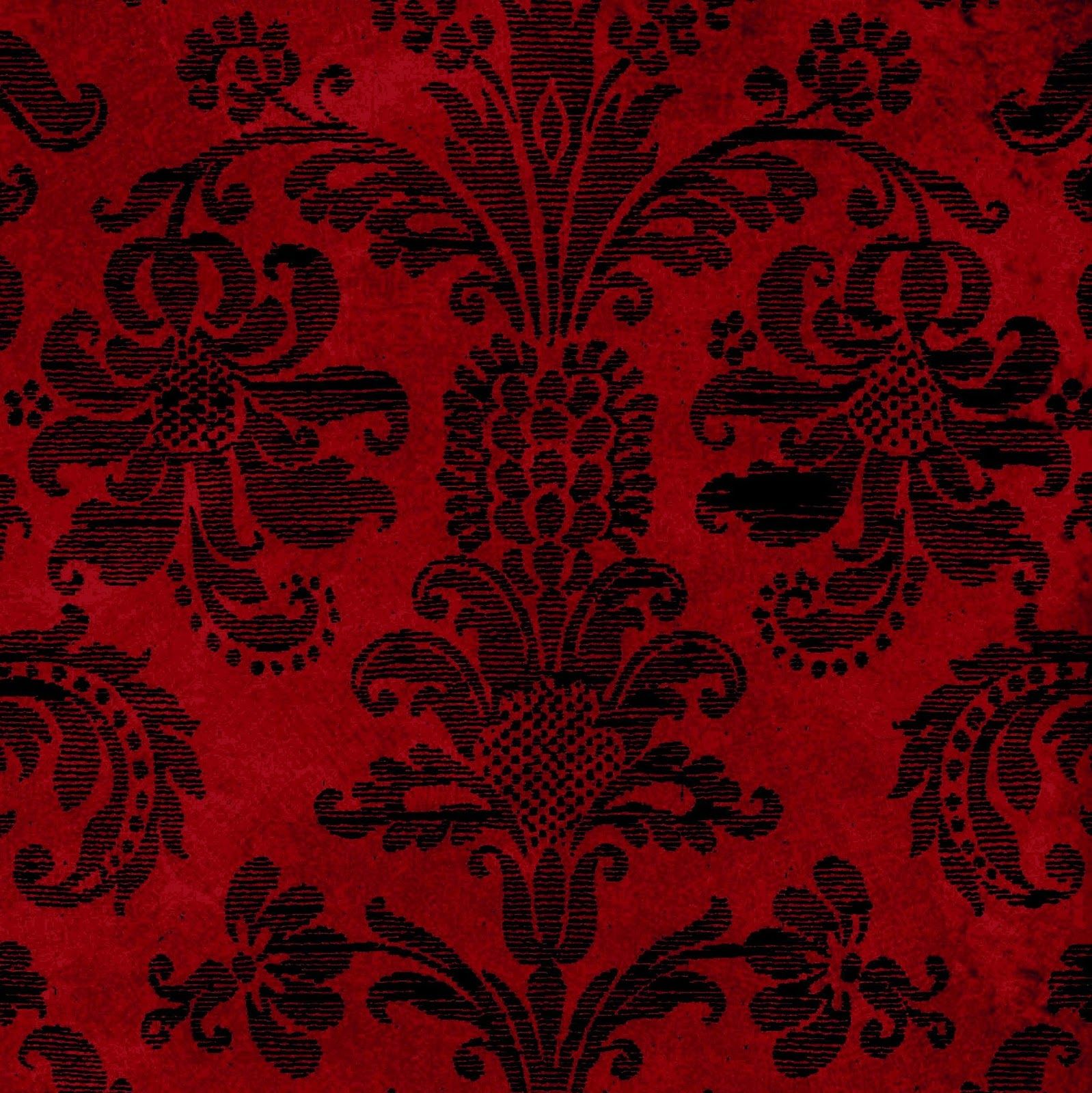 red and white patterned wallpaper