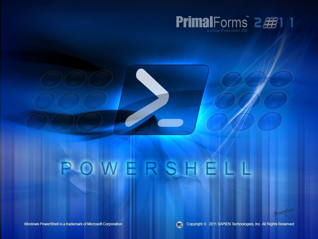 PowerShell Desktop Wallpaper