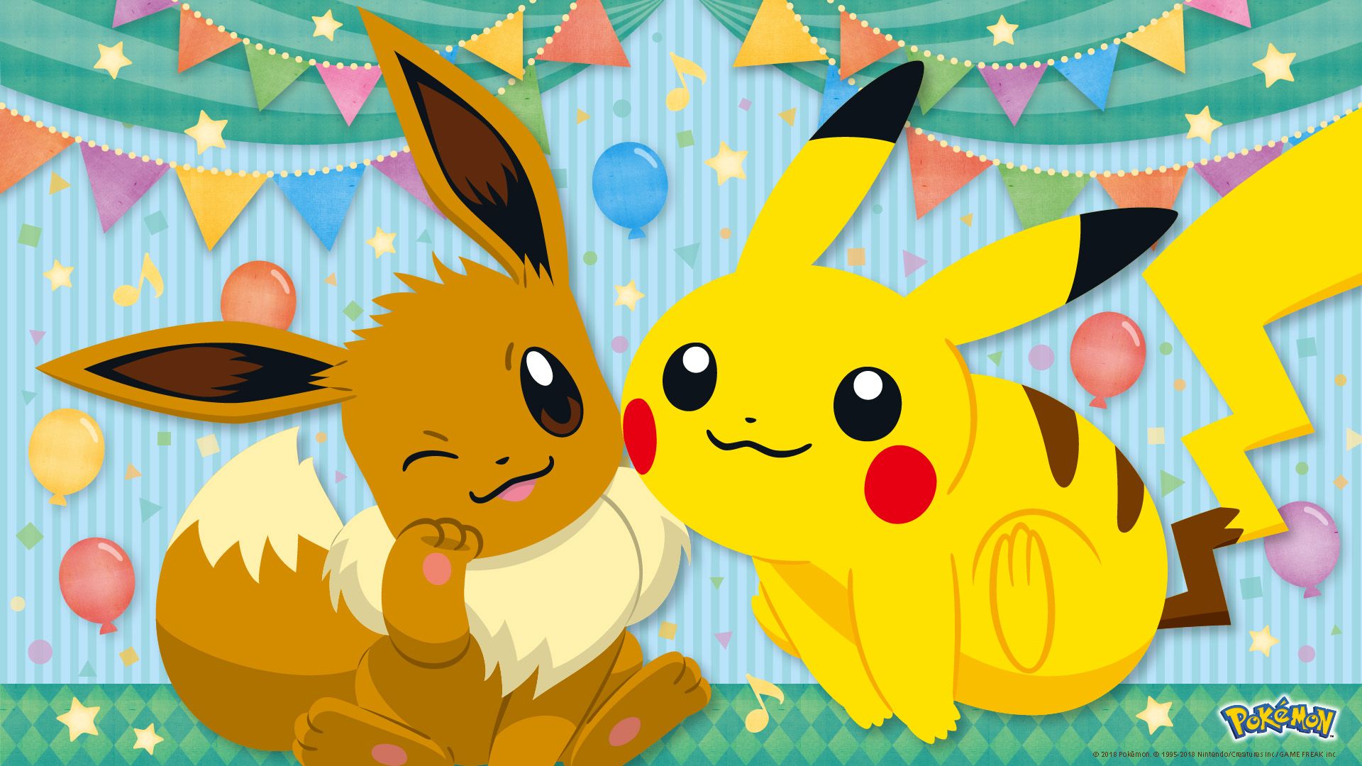 Decorate your devices with Pokémon birthday 2018 wallpaper