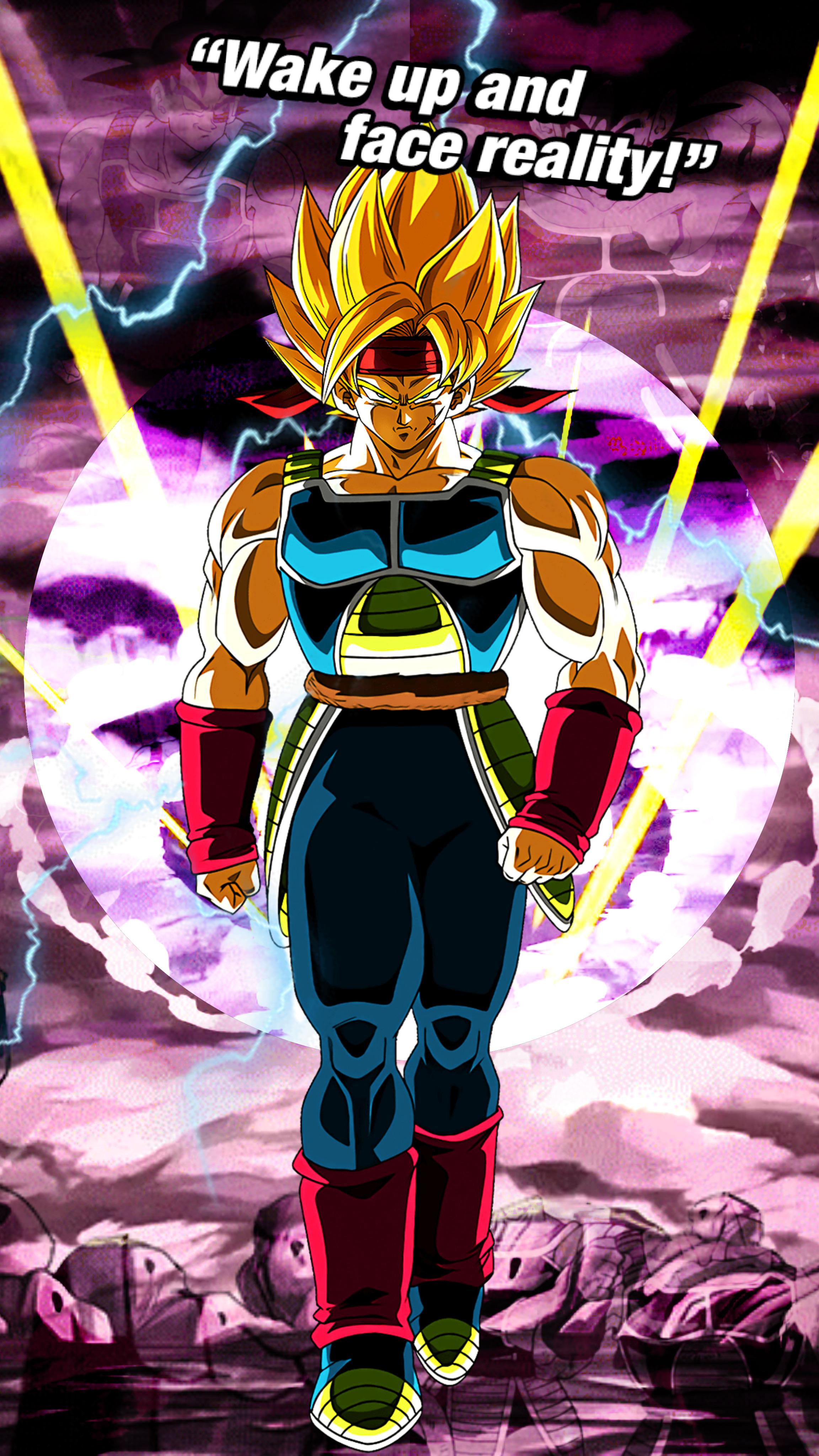 Super Saiyan Bardock phone wallpaper