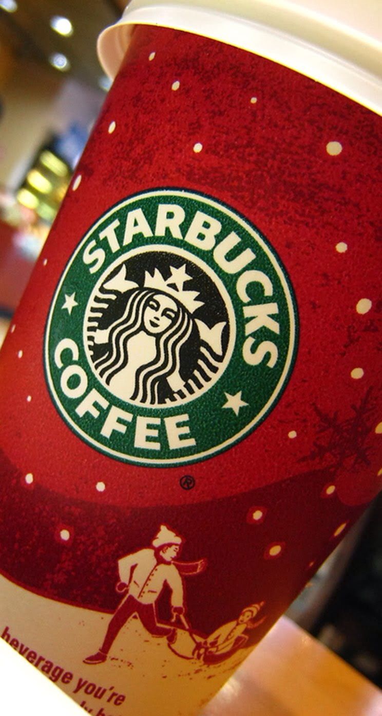 Red Starbucks IPhone 6 6 Plus And IPhone 5 4 Wallpaper