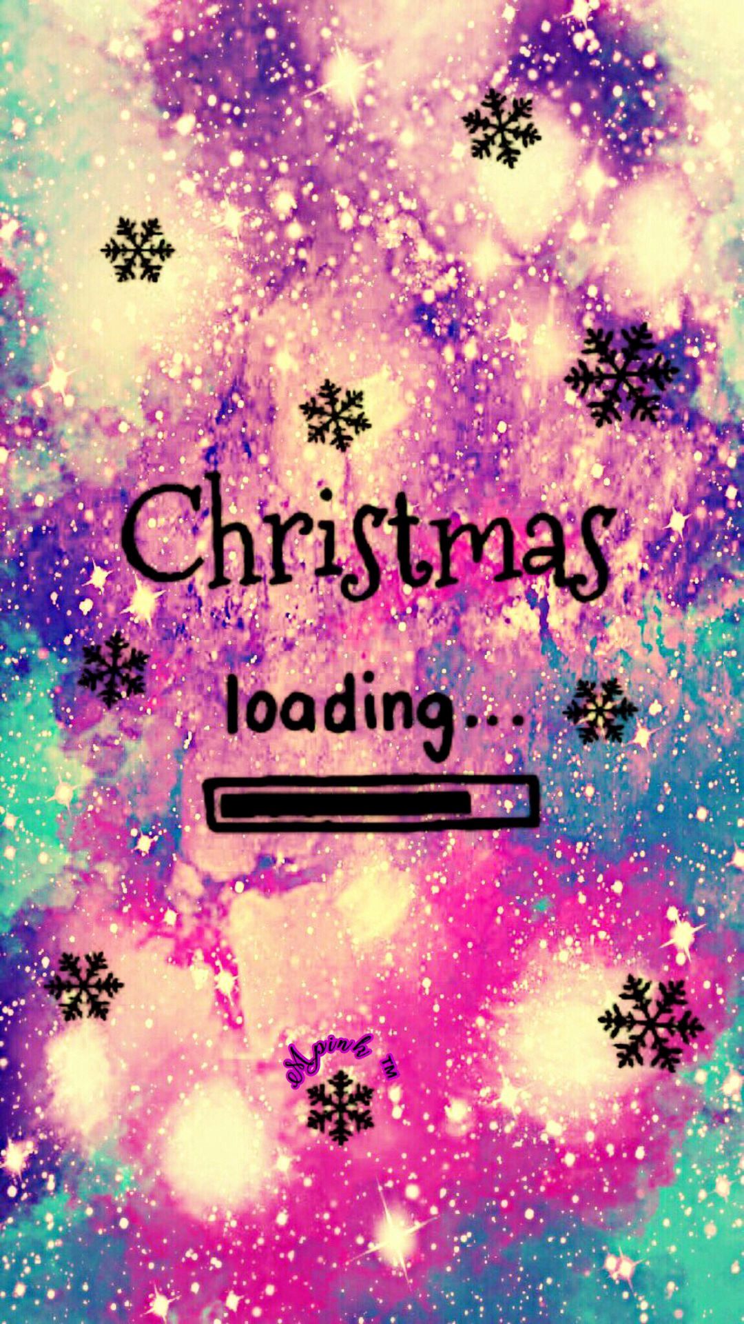 Cute Girly Christmas Background