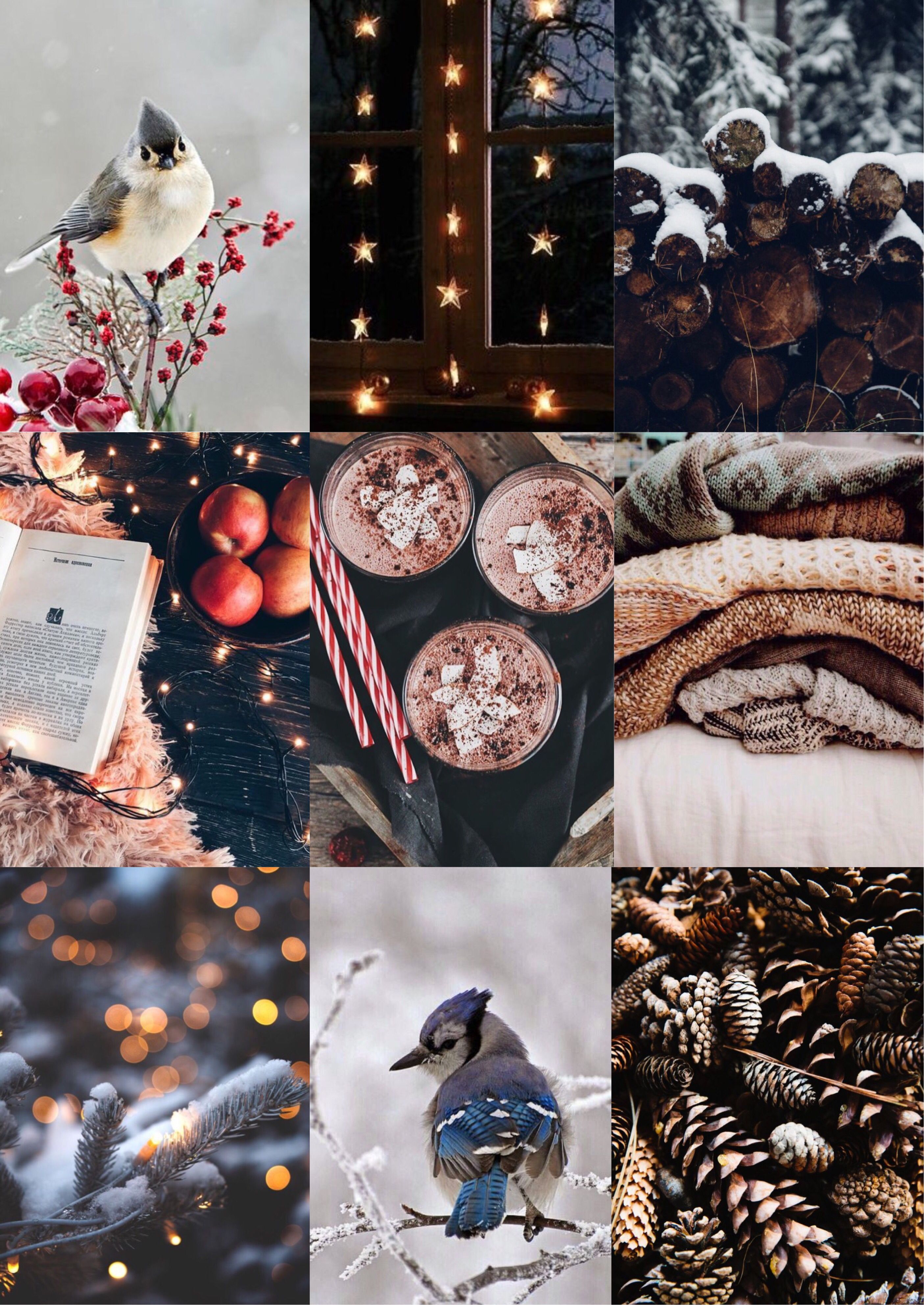 Aesthetic Winter Collage Wallpapers - Wallpaper Cave