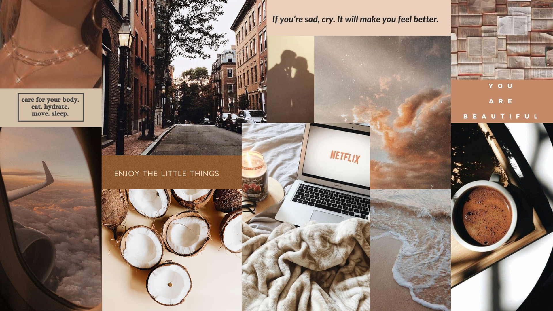  Aesthetic  Winter Collage Laptop  Wallpapers  Wallpaper  Cave