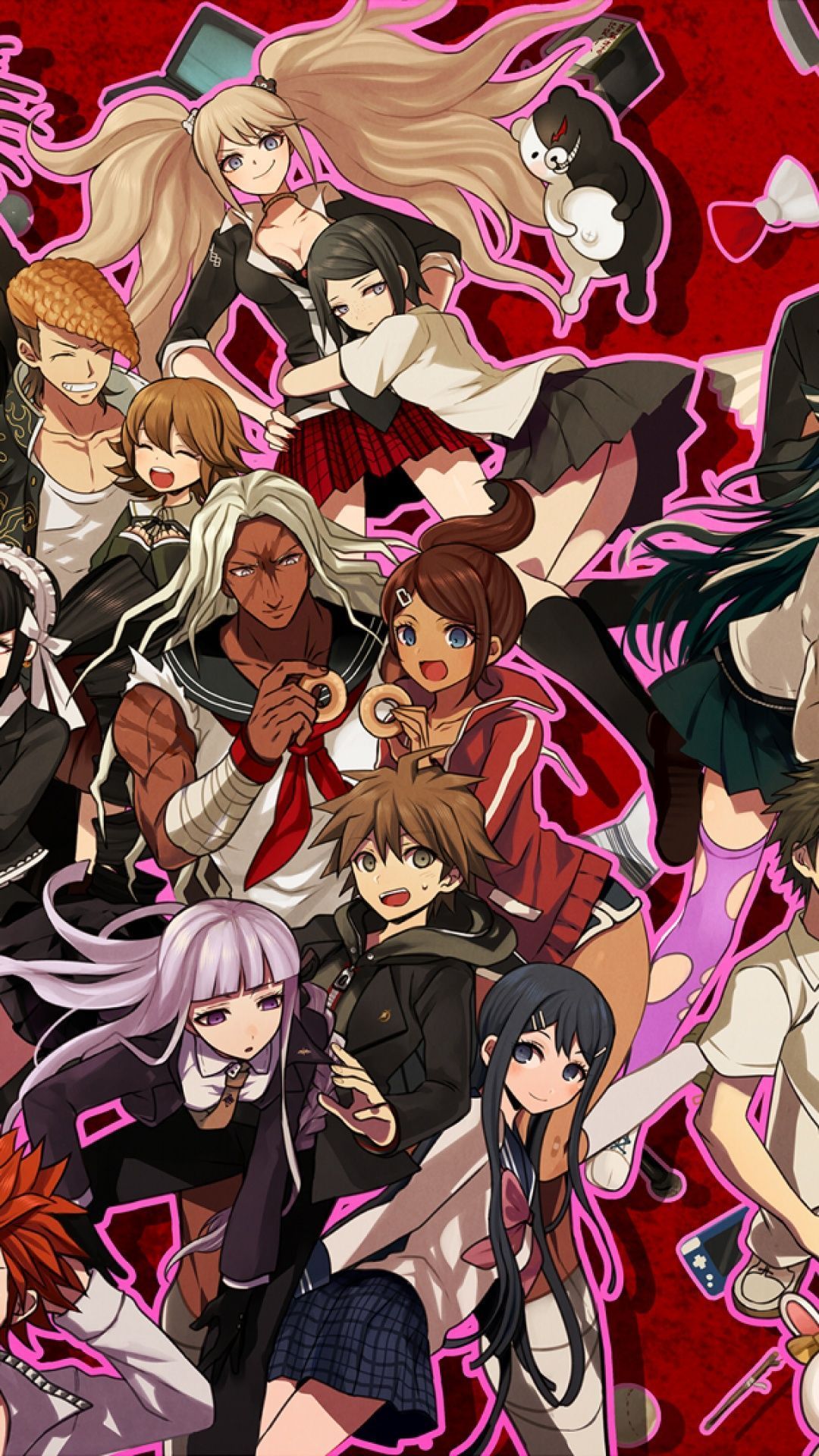 Danganronpa Wallpaper for mobile phone, tablet, desktop computer and other devices HD and 4K wallpaper. Danganronpa, iPhone wallpaper, Anime