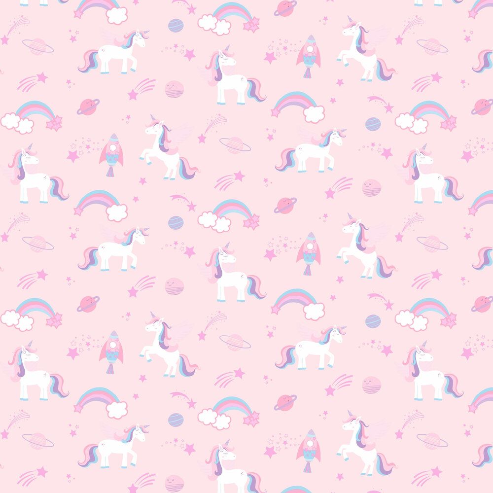 Unicorns, Rockets and Rainbows by Albany, Wallpaper Direct