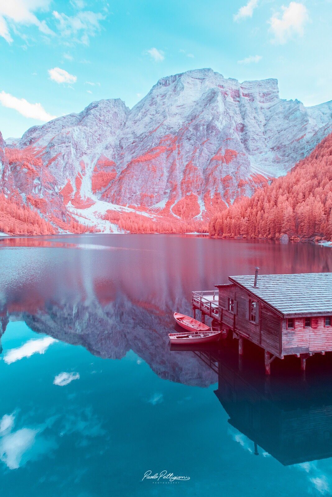 Dolomite Mountains Italy Image Lake Wallpaper & Background Download