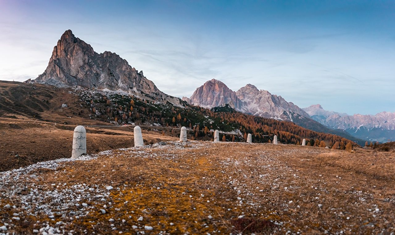 Wallpaper Alps Italy Dolomites Nature Autumn mountain