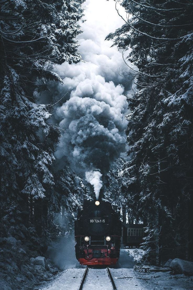 Follow and the Winter Wonderland BOARD for more of these lavish pins!♡ ♡. iPhone wallpaper winter, Train wallpaper, Wallpaper iphone christmas