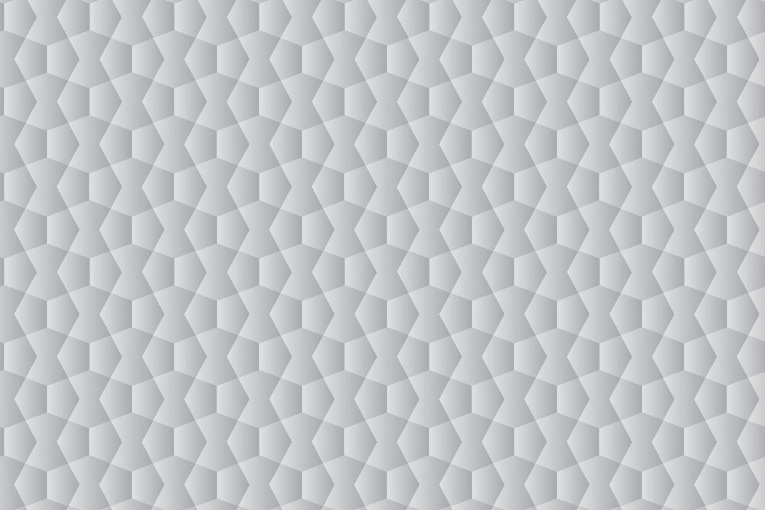 Geometric pentagon shapes subtle white background seamless pattern