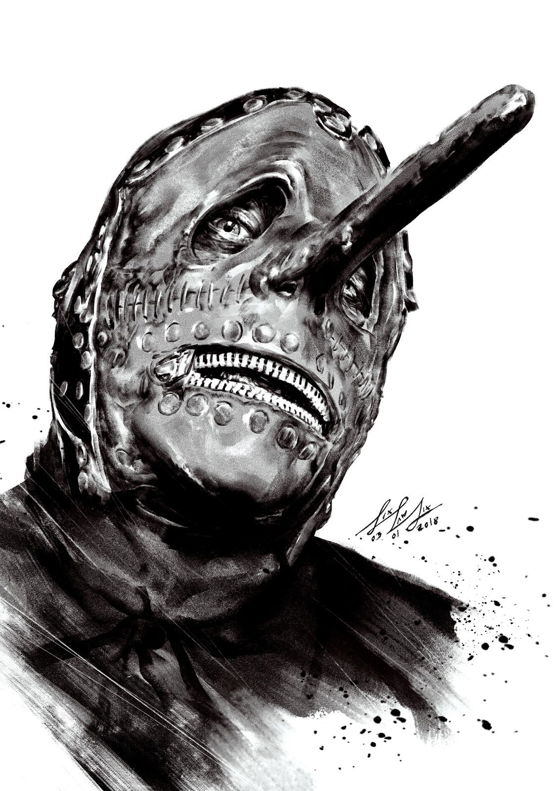 Chris Fehn Slipknot # Ekachai Milintapas