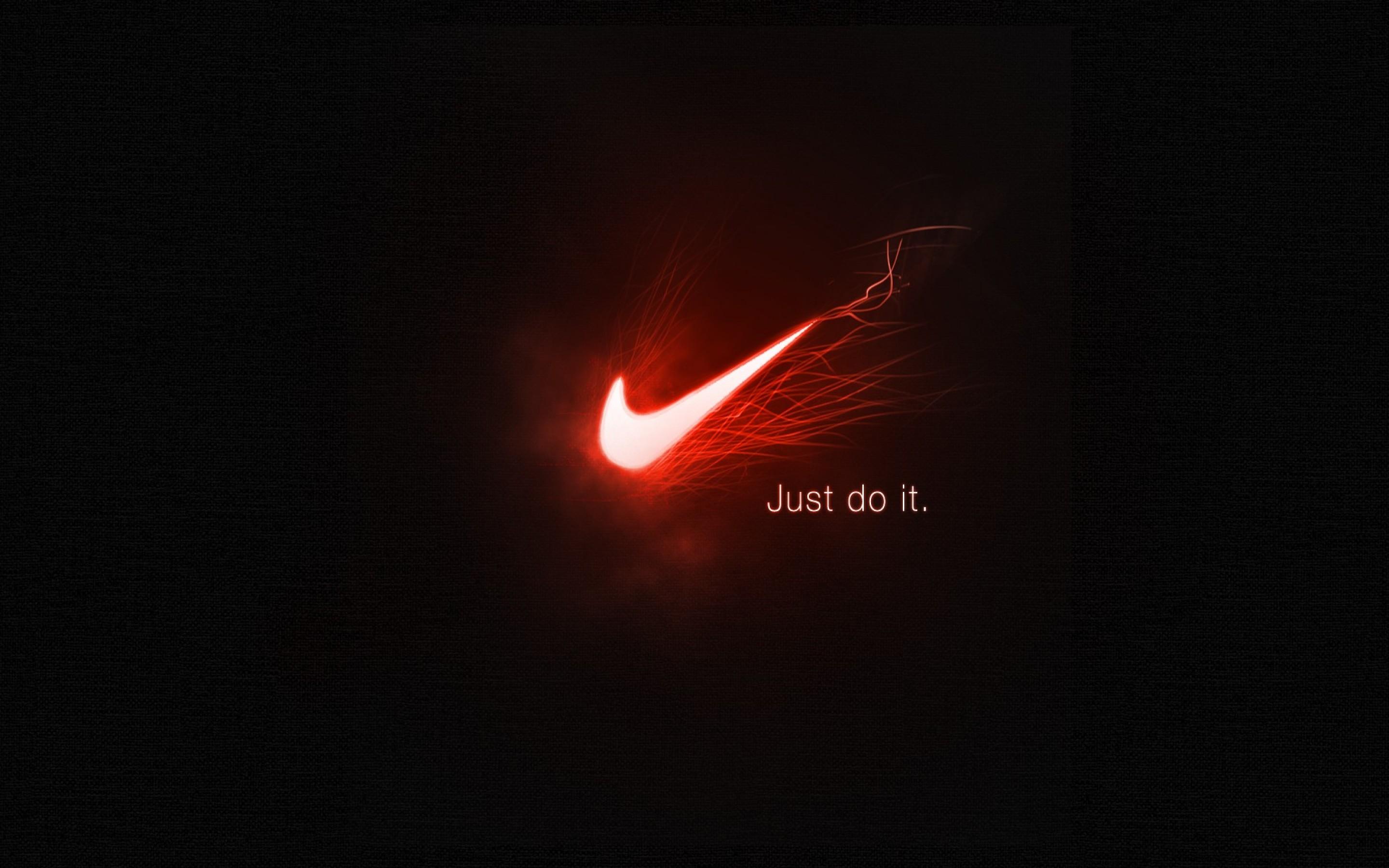 Black Nike Logo Wallpaper HD