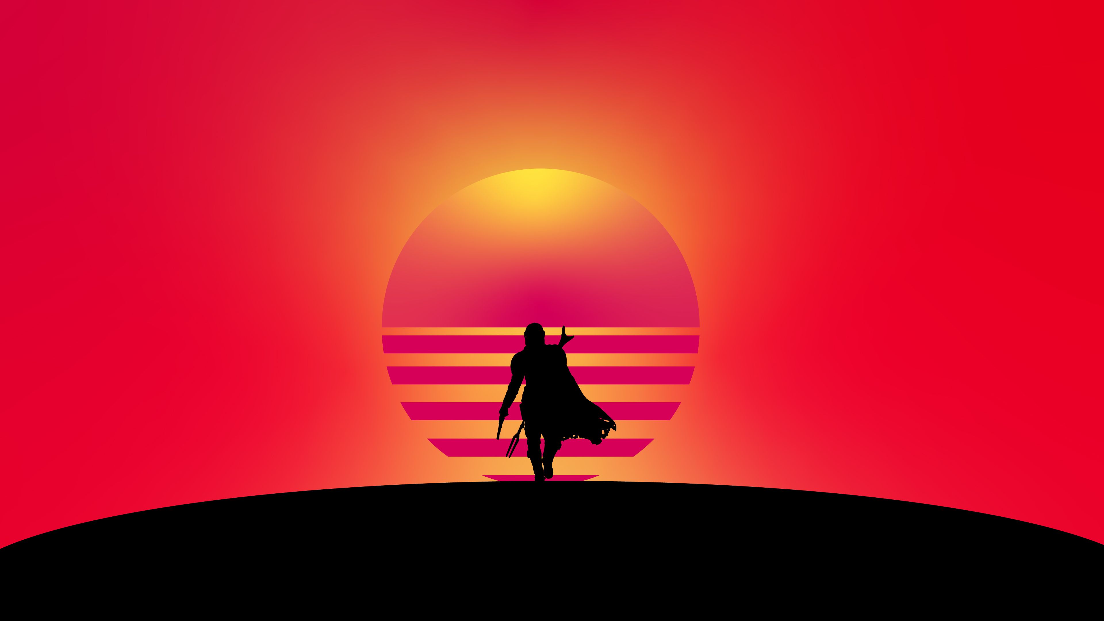 The Mandalorian Minimal 4k, HD Tv Shows, 4k Wallpaper, Image, Background, Photo and Picture