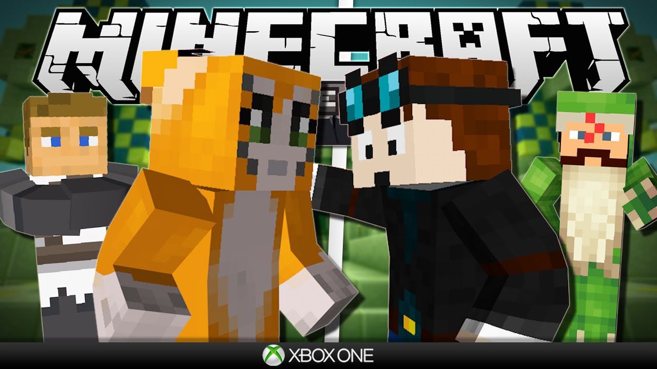 Minecraft Xbox. Hunger Games vs Stampy & Friends!