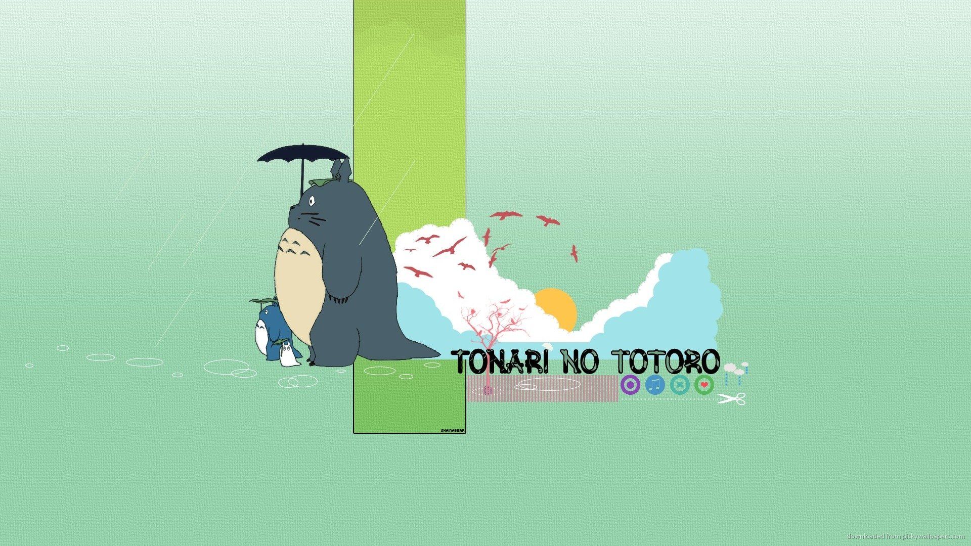 Tonari no totoro wallpaperx1080