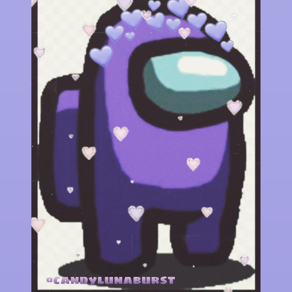 amongus purple among us icon profile picture aesthetic