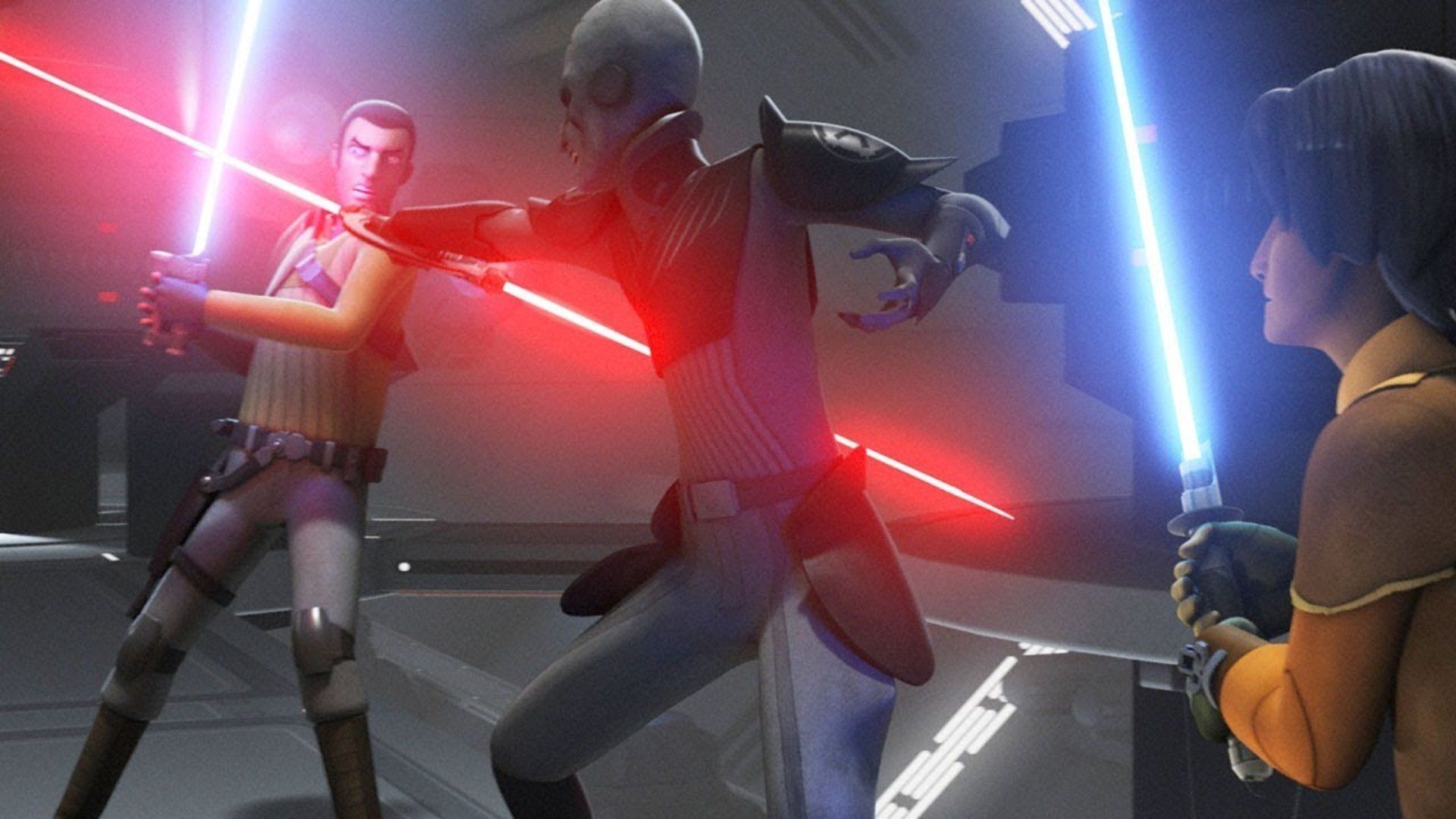 Star Wars Rebels Lightsaber Fights
