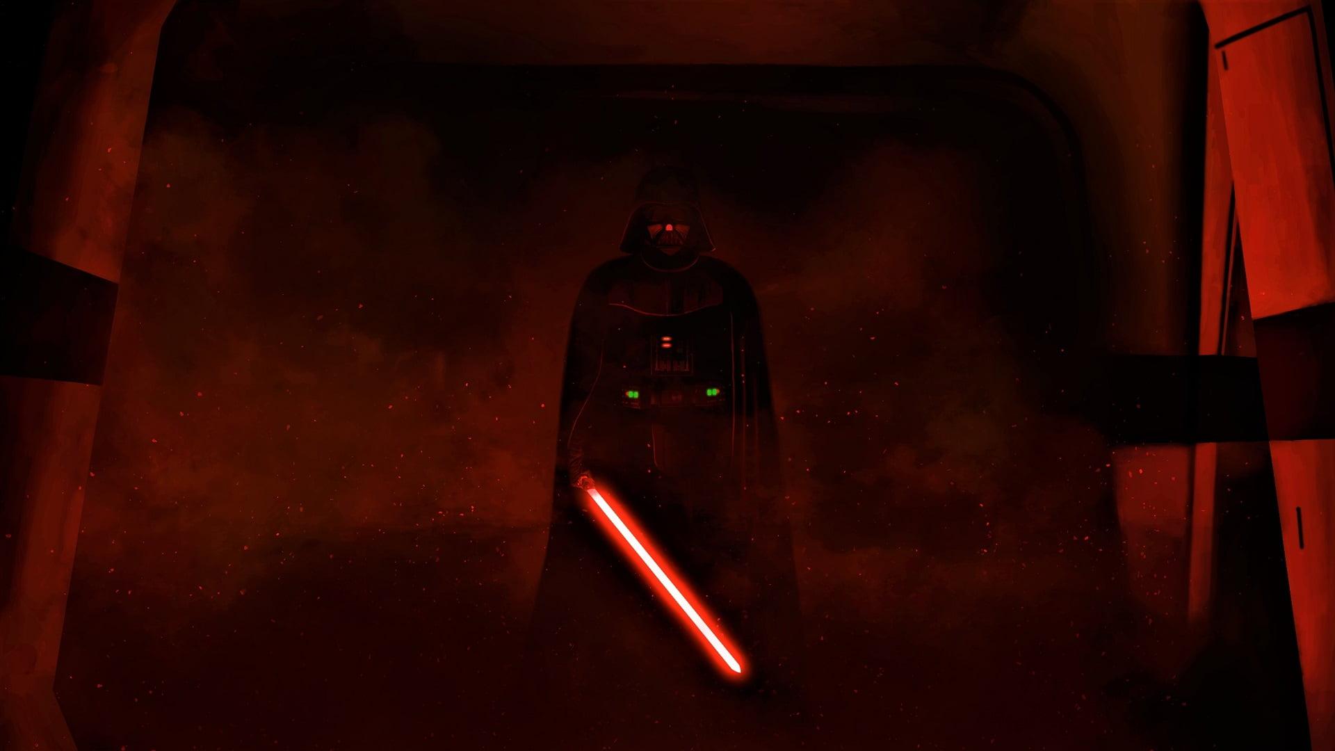 Star Wars Red Lightsaber Wallpaper