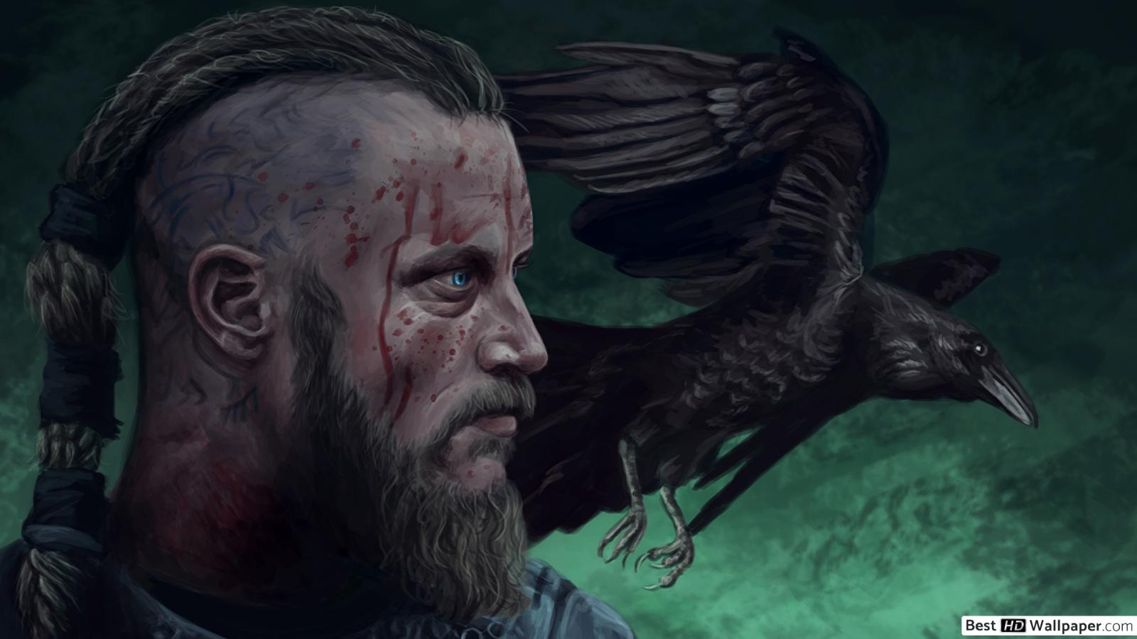 Vikings series Lothbrok (painting) HD wallpaper download
