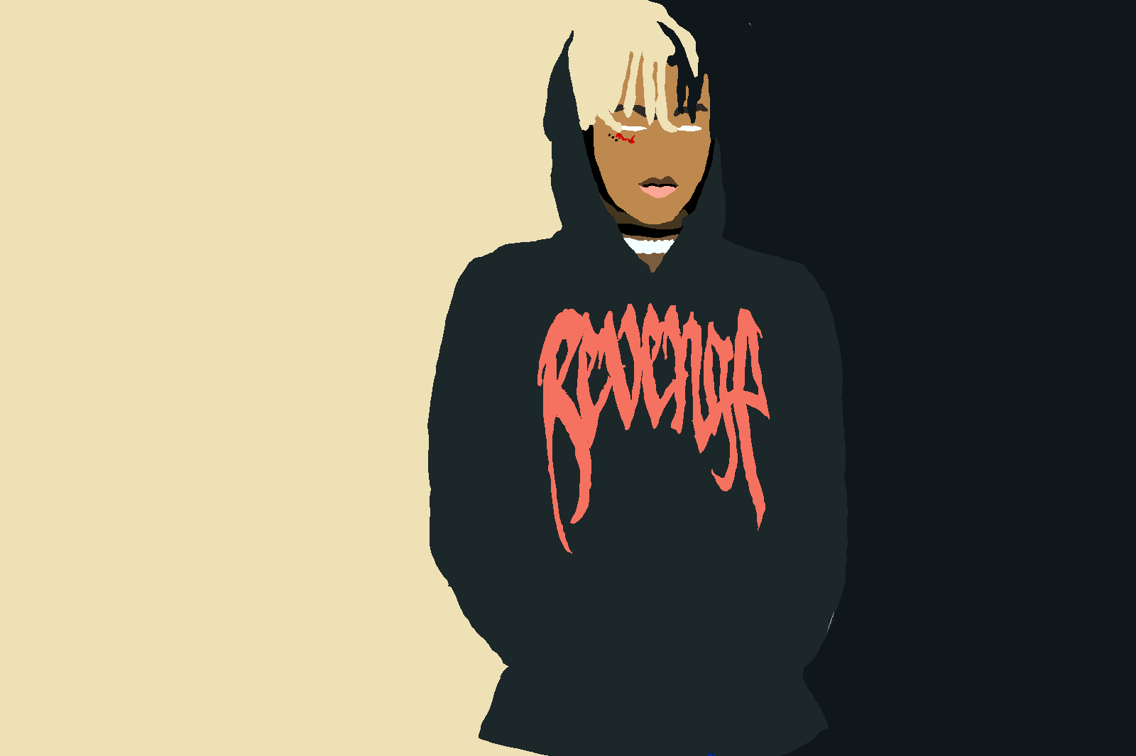 Minimalist computer background i made. rest in peace