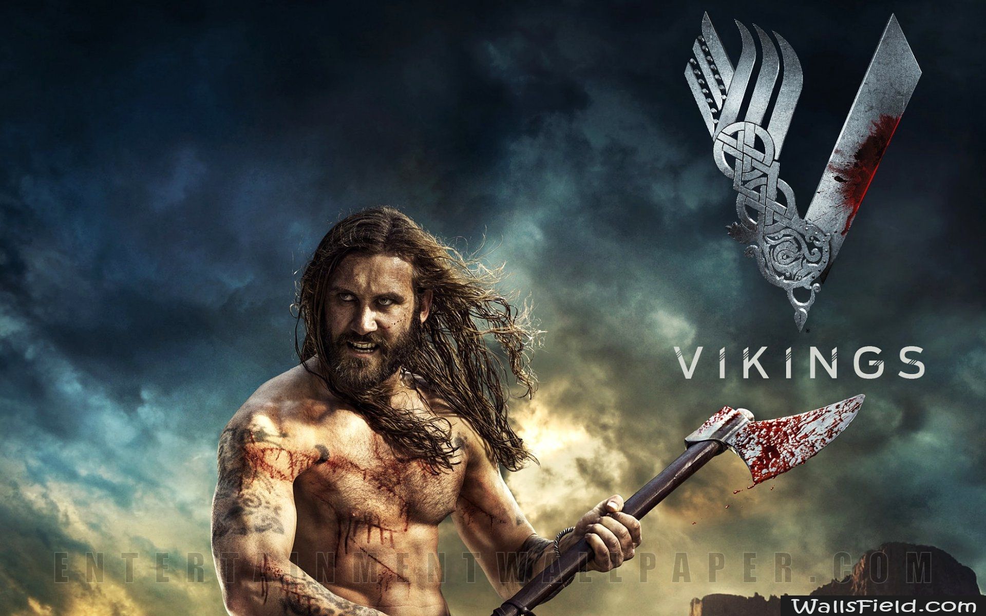 Vikings Ragnar Wallpaper Desktop Season 2 Posters Wallpaper & Background Download