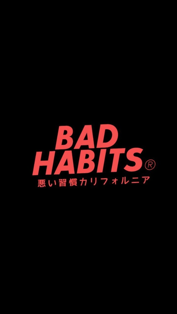 black, wallpaper, bad habits and red