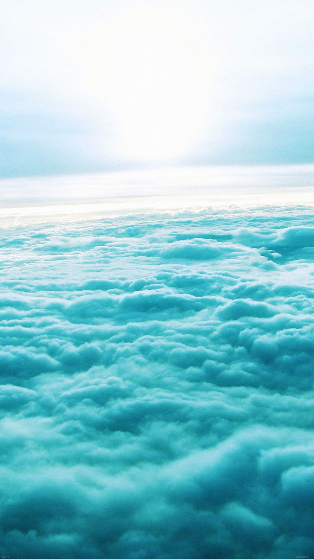 iPhone 6 Wallpaper through the clouds sky blur