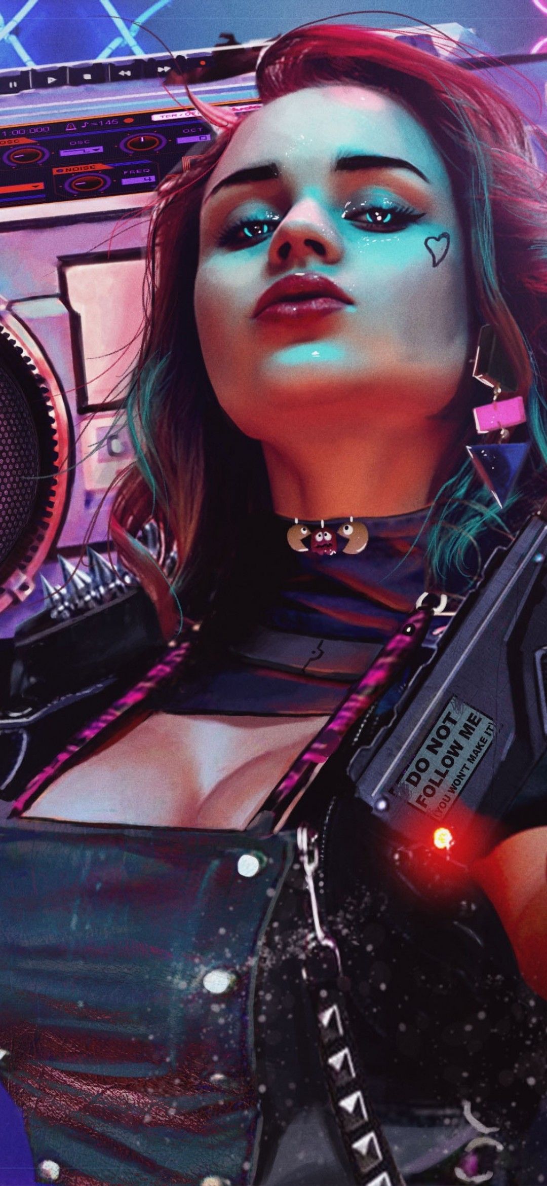 Cyberpunk girl 4K Wallpaper, 2020 Games, Cyberpunk Neon, Artwork, Games