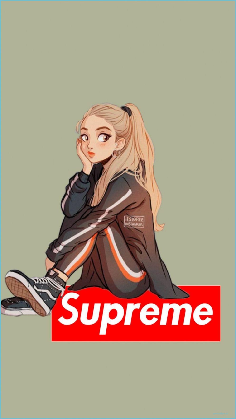 Supreme Girl Wallpaper Free HD Wallpaper