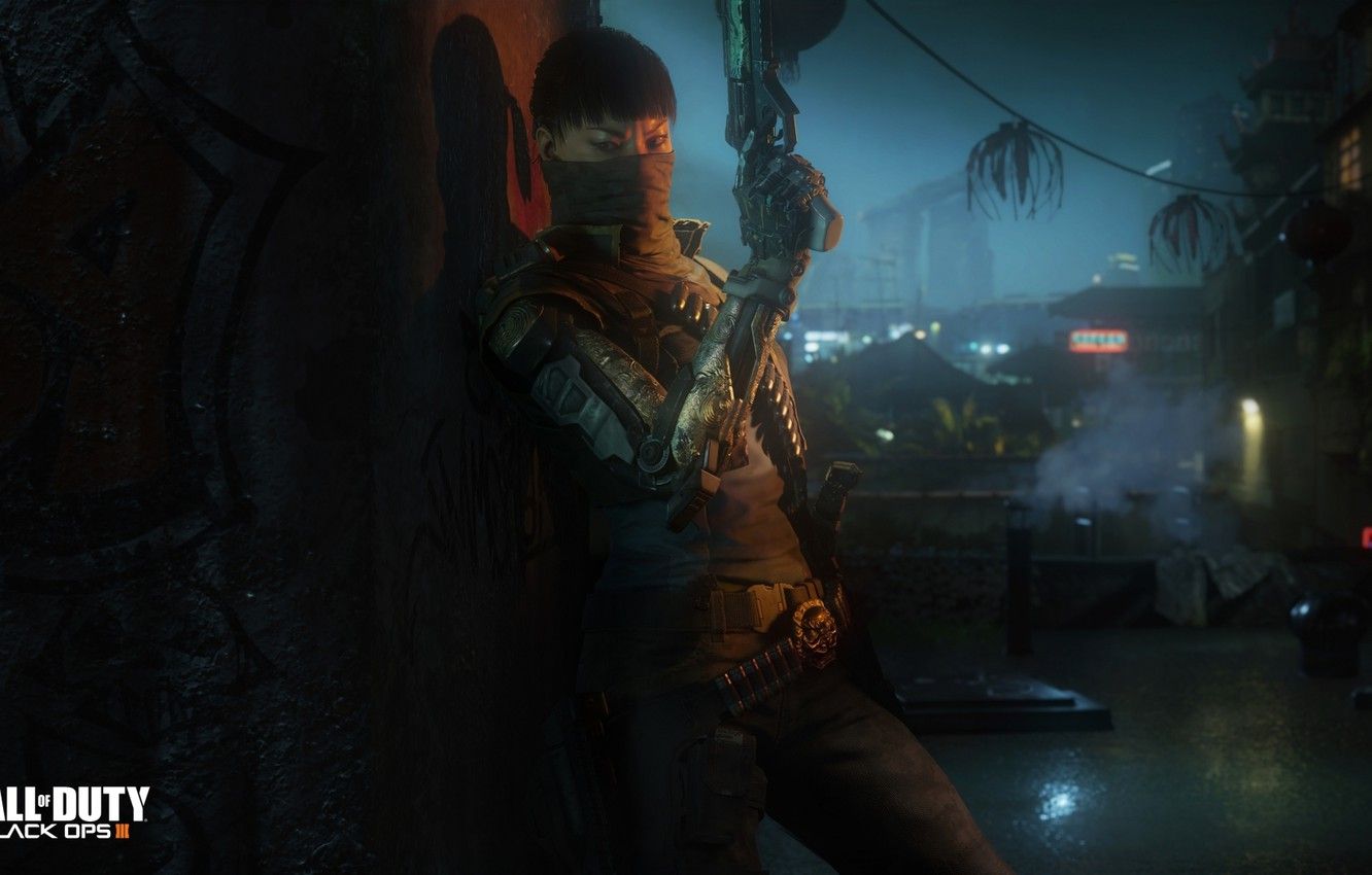 Wallpaper Girl, Call of Duty, activision, Black Ops 3, Black Ops III image for desktop, section игры