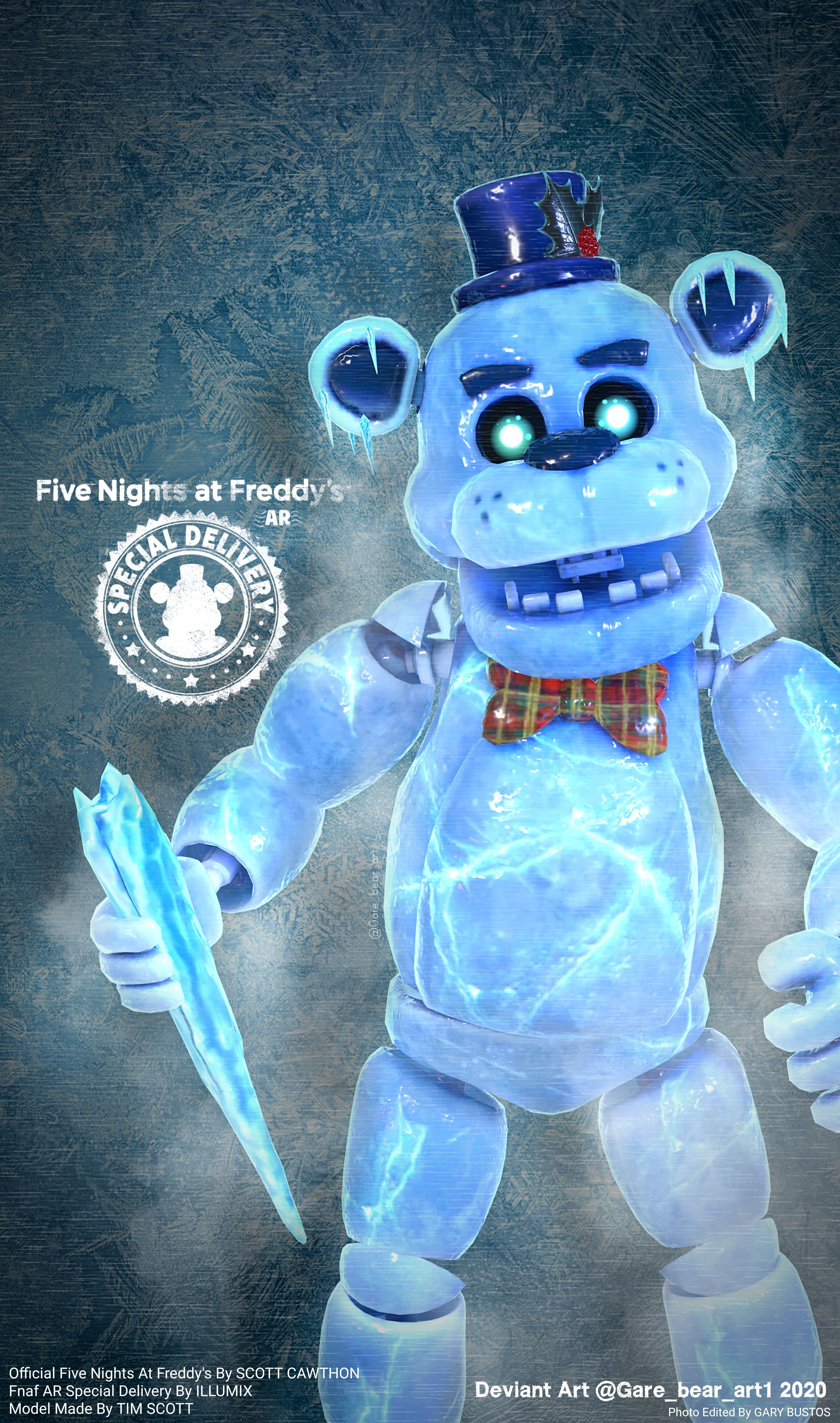 Freddy Frostbear. Fnaf wallpaper, Fnaf drawings, Fnaf freddy