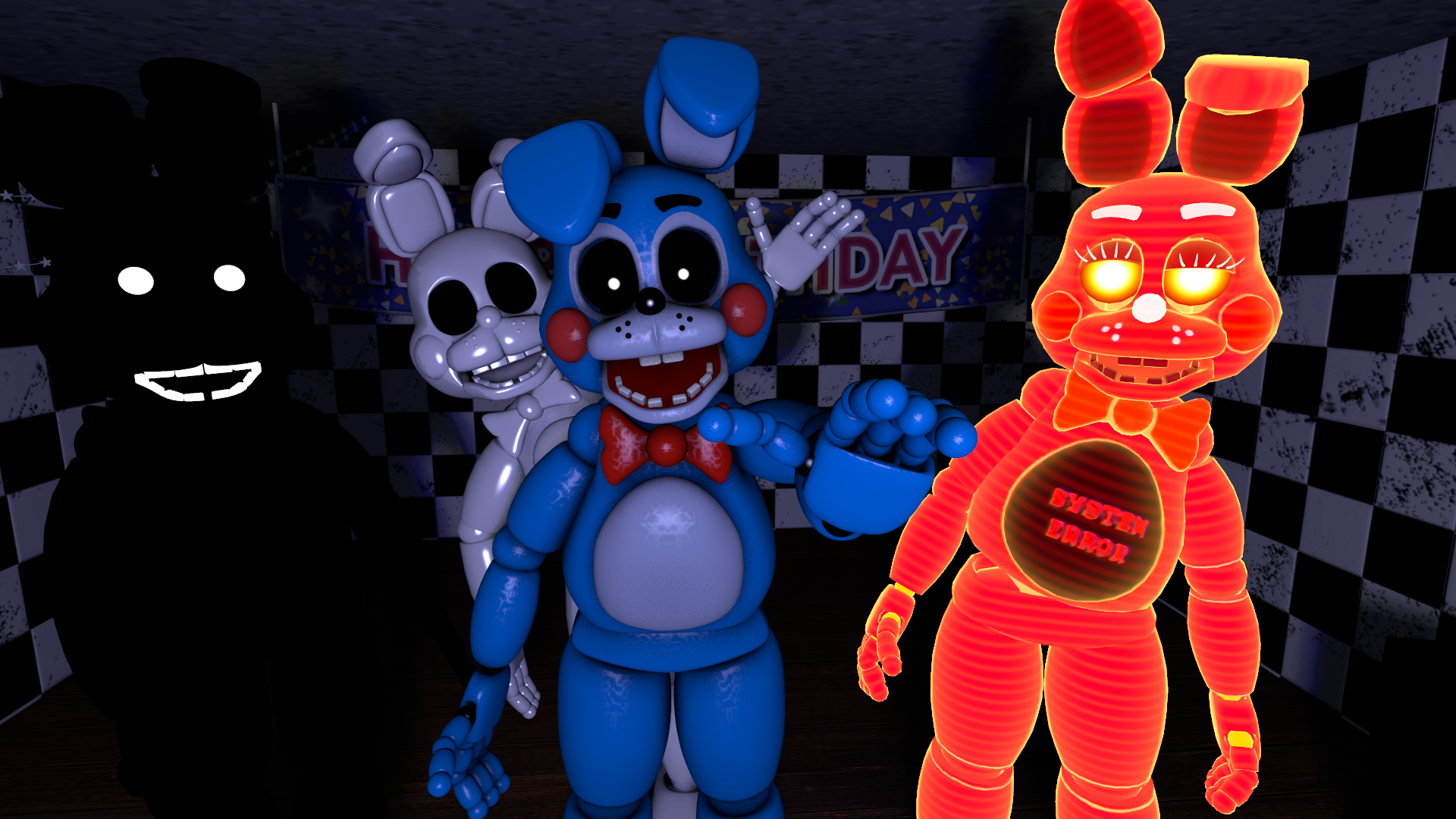 System Error Toy Bonnie Wallpapers Wallpaper Cave