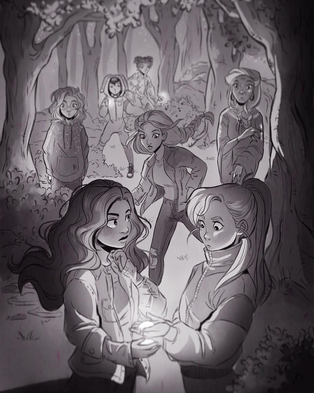 28.2k Likes, 76 Comments López on Instagram: ““I should finish some of my wips” *keeps doodling and doesn't finish. Art, Mystical art, Cute art