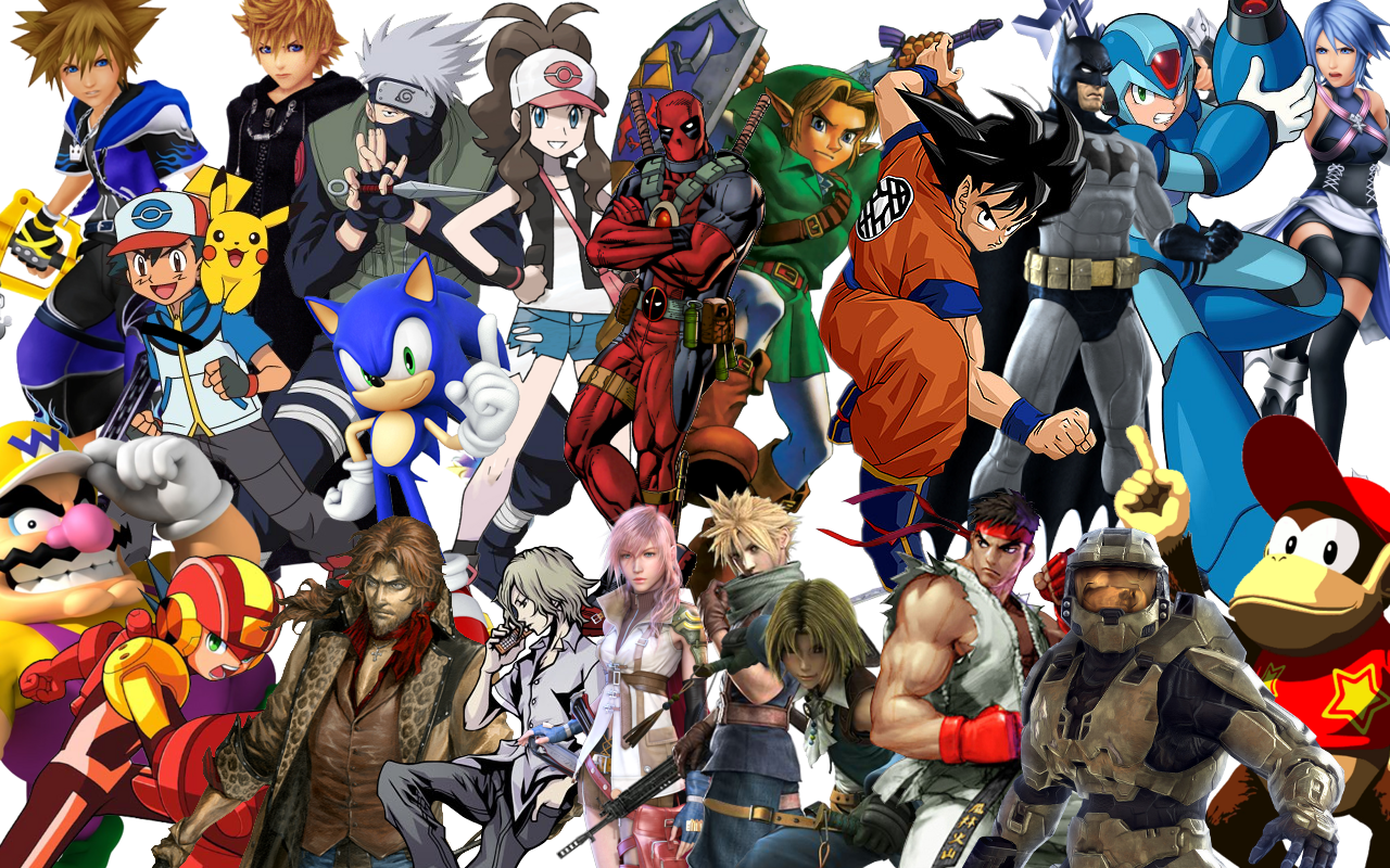 Video Games Collage Wallpaper