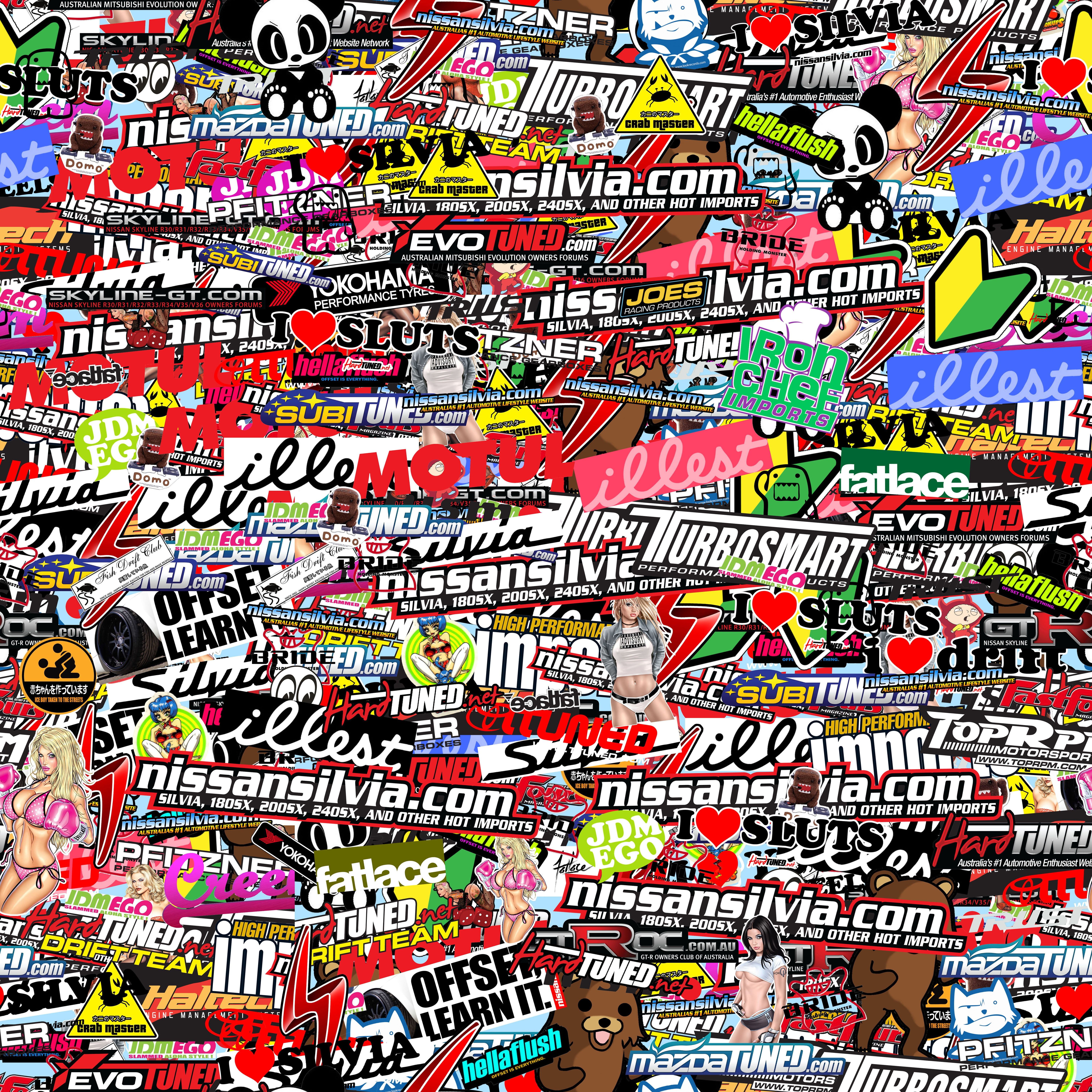 Illest Collage Wallpaper, Sticker Bomb, Sticks, Bombs, Kaplama Wallpaper & Background Download