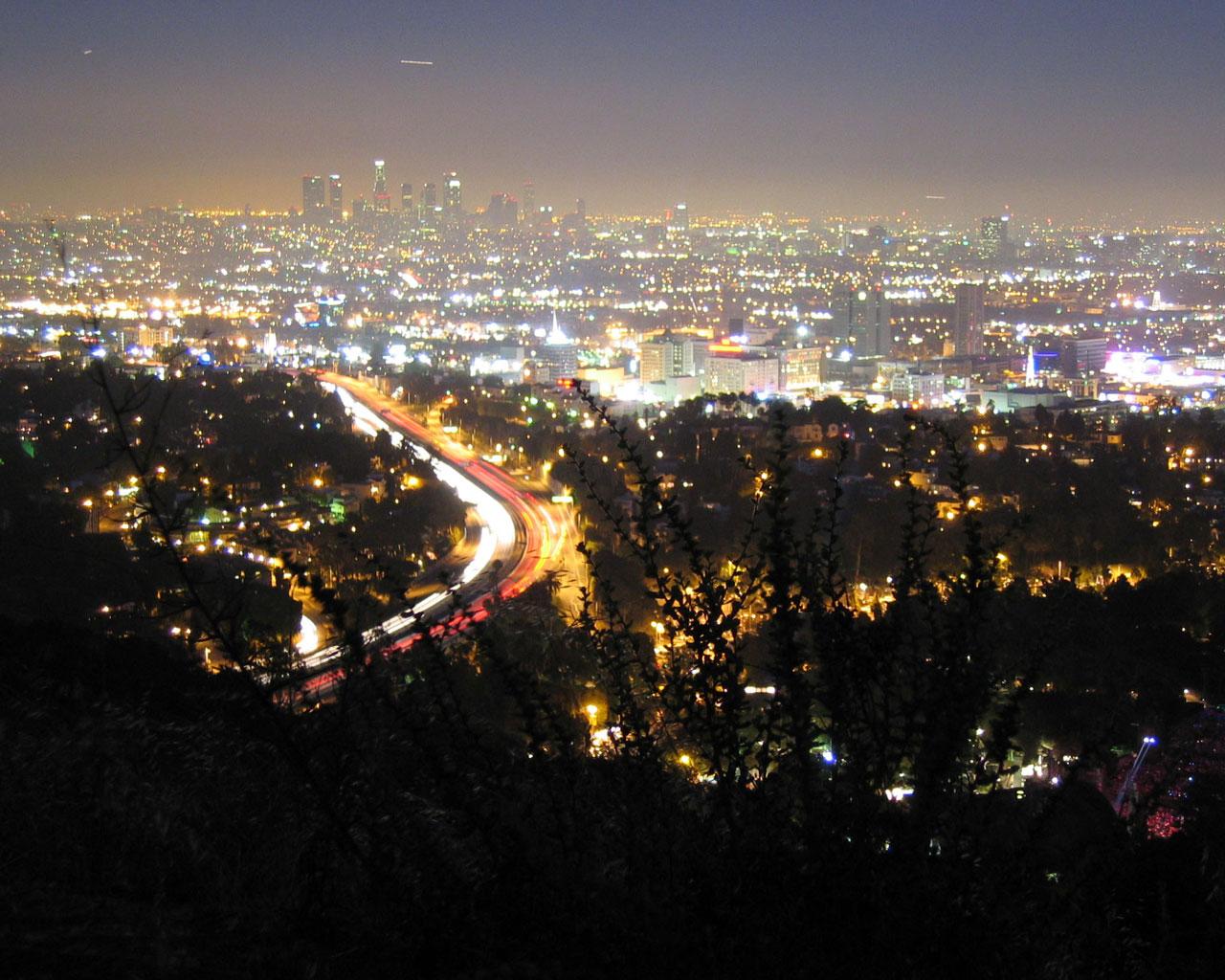 Best city Angeles from Hollywood Hills (Anders Brownworth) 1280x1024 Wallpaper
